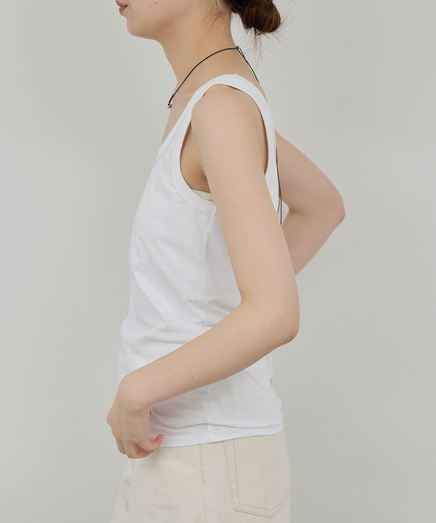 【ガリャルダガランテ】【La nature linge】スクエアタンク La nature linge】スクエアタンク | GALLARDAGALANTE(ガリャルダ