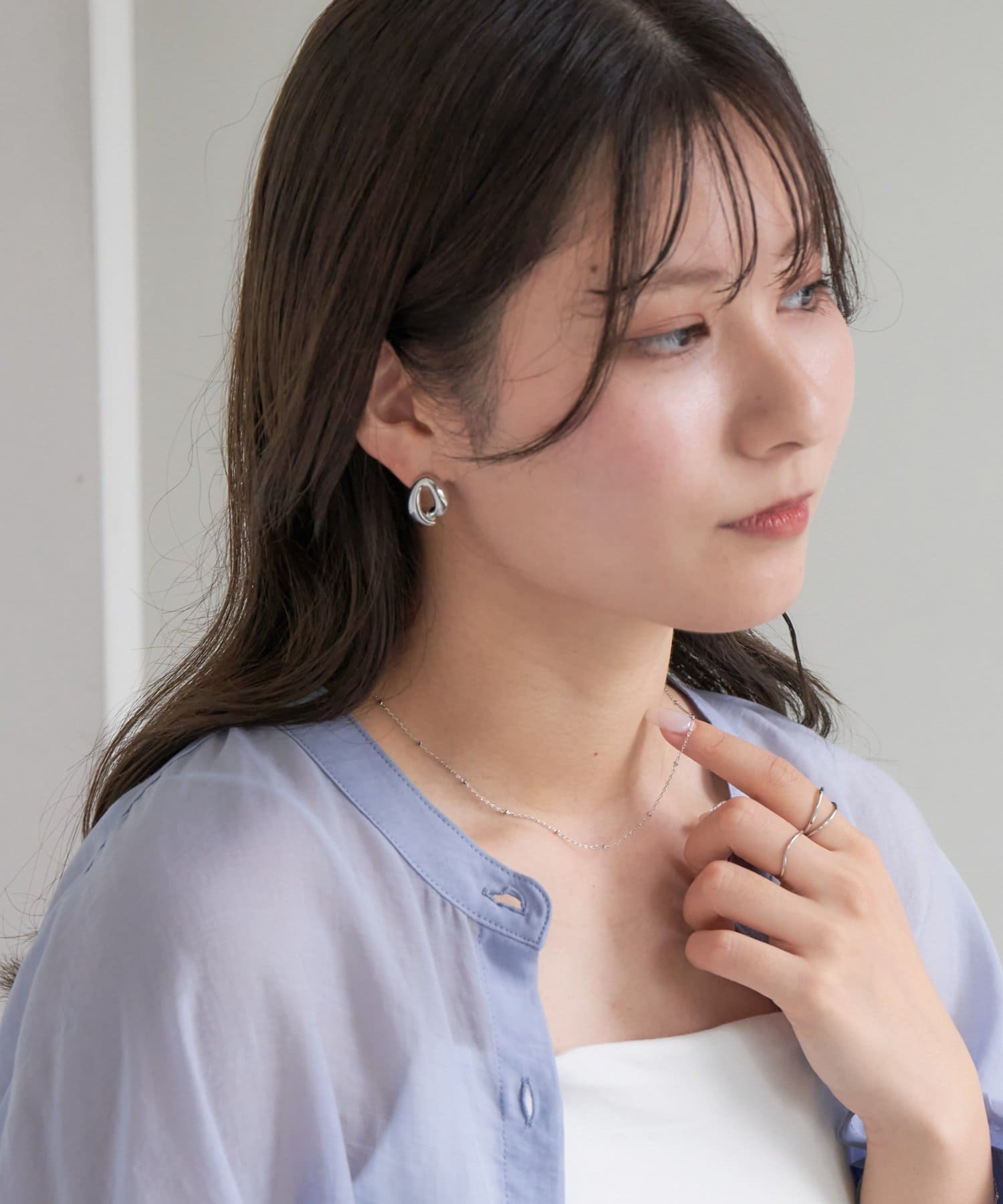 DISCOAT(ディスコート) 【GOLDY】ドットチェーンネックレス