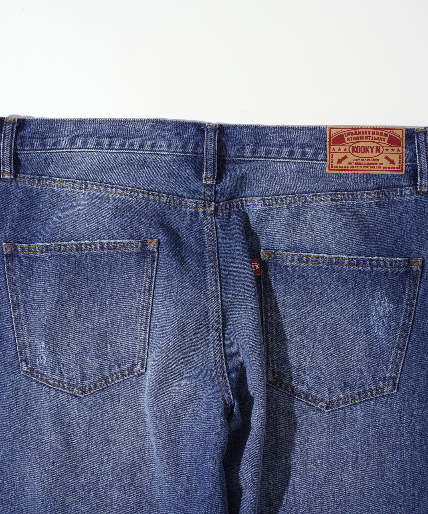 OUTLET(アウトレット) 【WHO'S WHO gallery】クラッシュワイドデニム