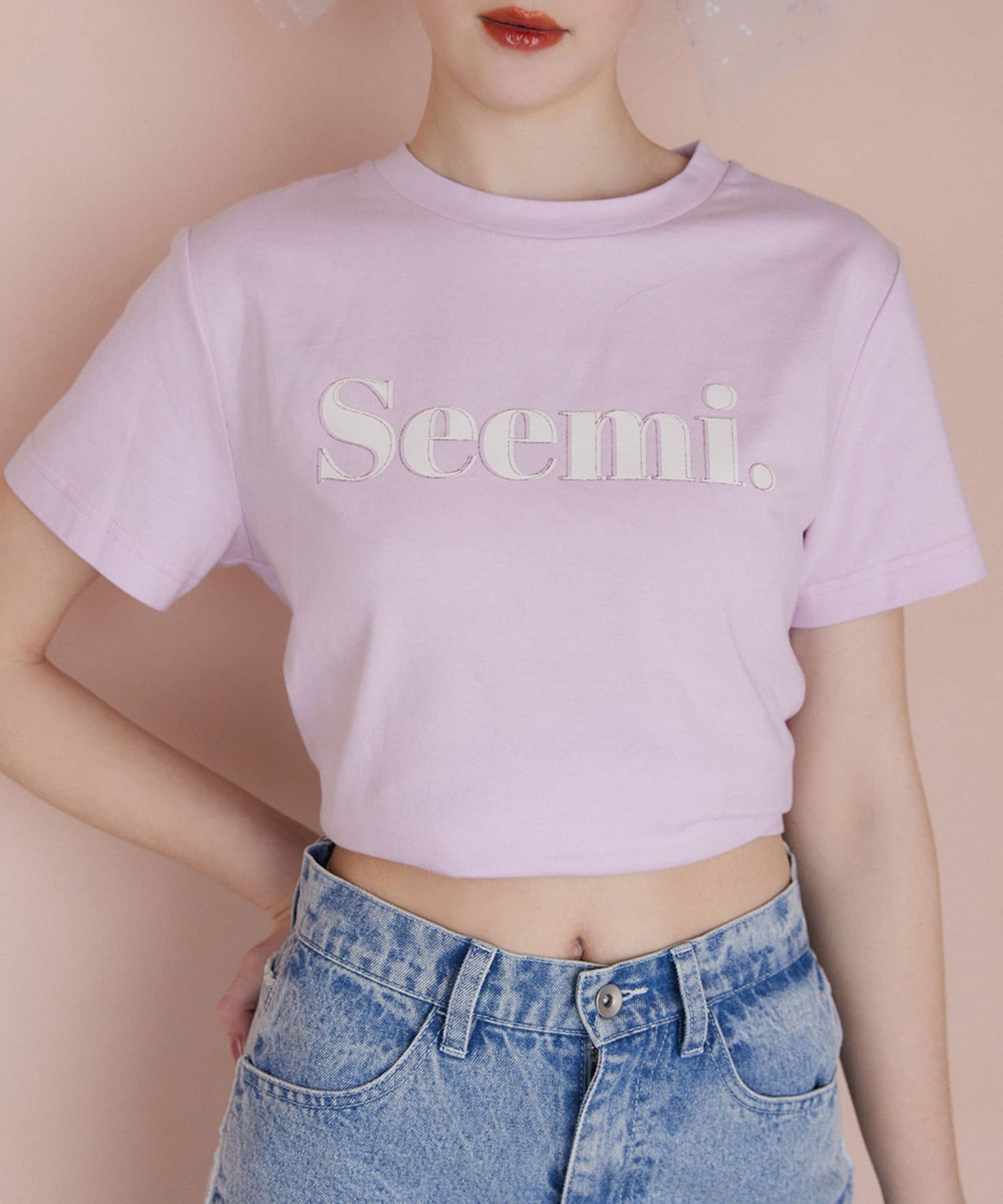 【Seemi.】ロゴTシャツ＜ お気に入り追加がおすすめ ＞・「♡お気に入りに追加」で再入荷・ラスト１点・値下げなどの通知を受け取ることができます。・「♡お気に入りブランドに追加」で新商品・再入荷・セ