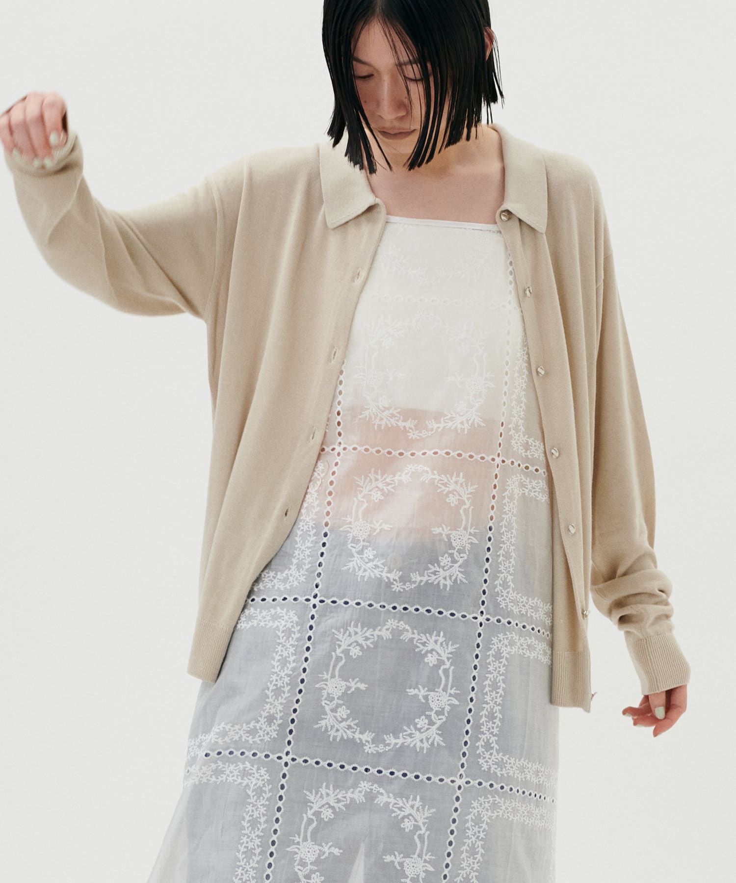 NICE CLAUP / OLIVE des OLIVE OUTLET(ナイスクラップ  / オリーブ デ オリーブ アウトレット) 【natural couture】テロポロニット