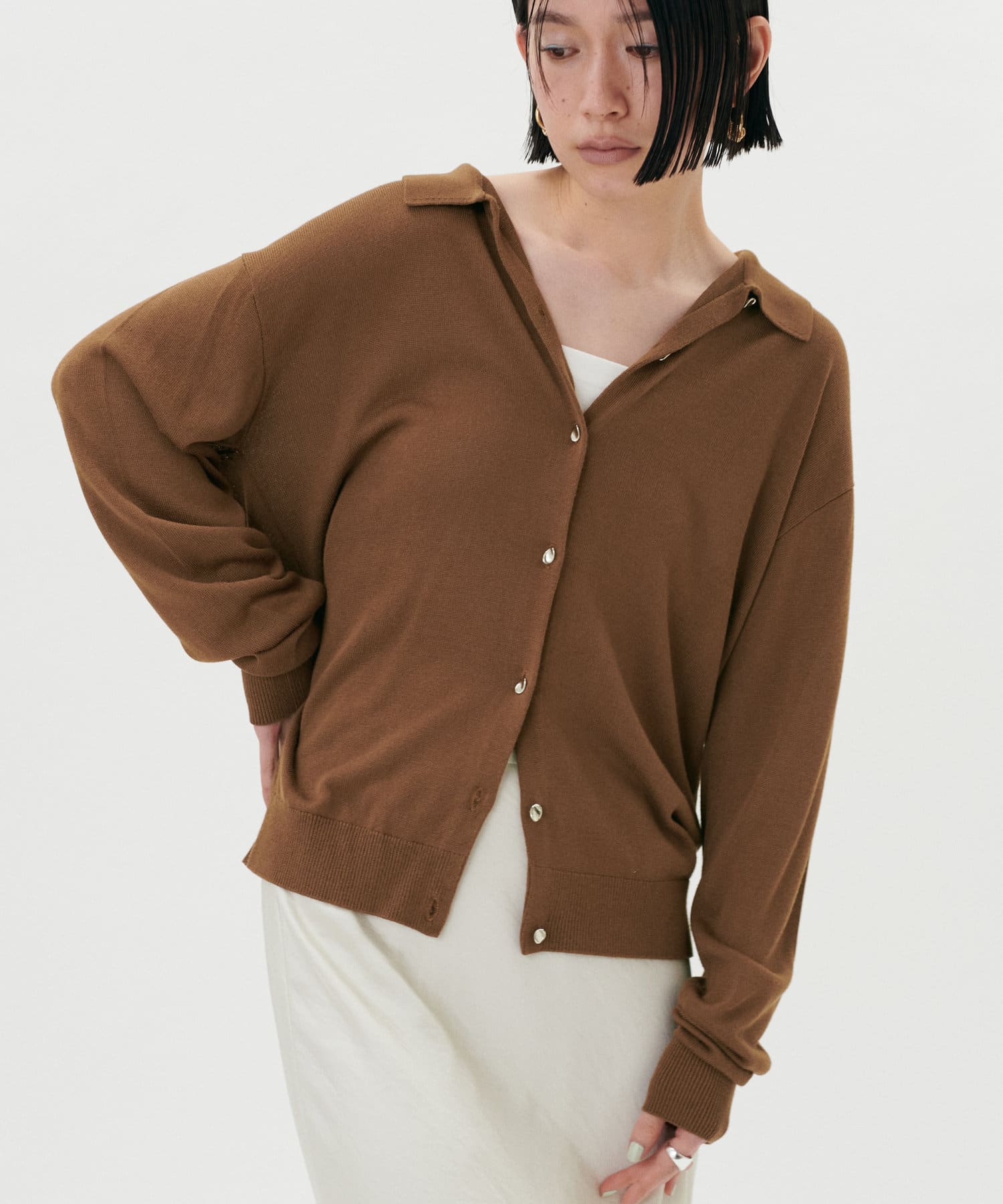 NICE CLAUP / OLIVE des OLIVE OUTLET(ナイスクラップ  / オリーブ デ オリーブ アウトレット) 【natural couture】テロポロニット