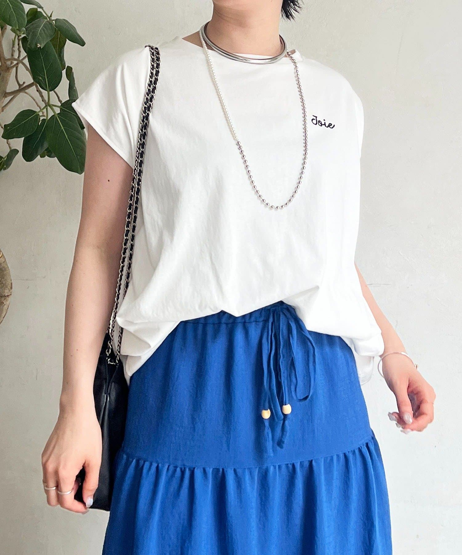 Croisiere(クロジエール) タックバルーンワンポイント刺繍T