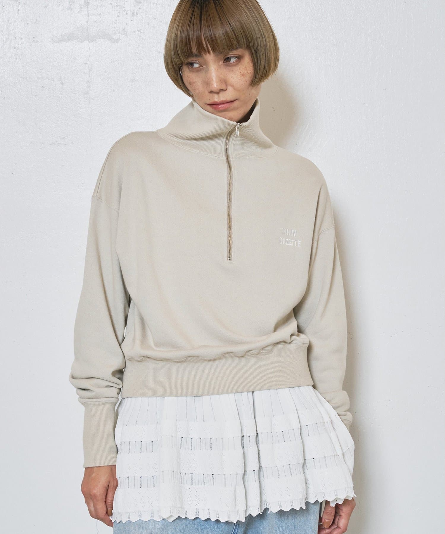Whim Gazette - ウィムガゼット　ネッププルオーバー Whim Gazette｜Vガゼットプルオーバー | Rakuten Fashion(楽天