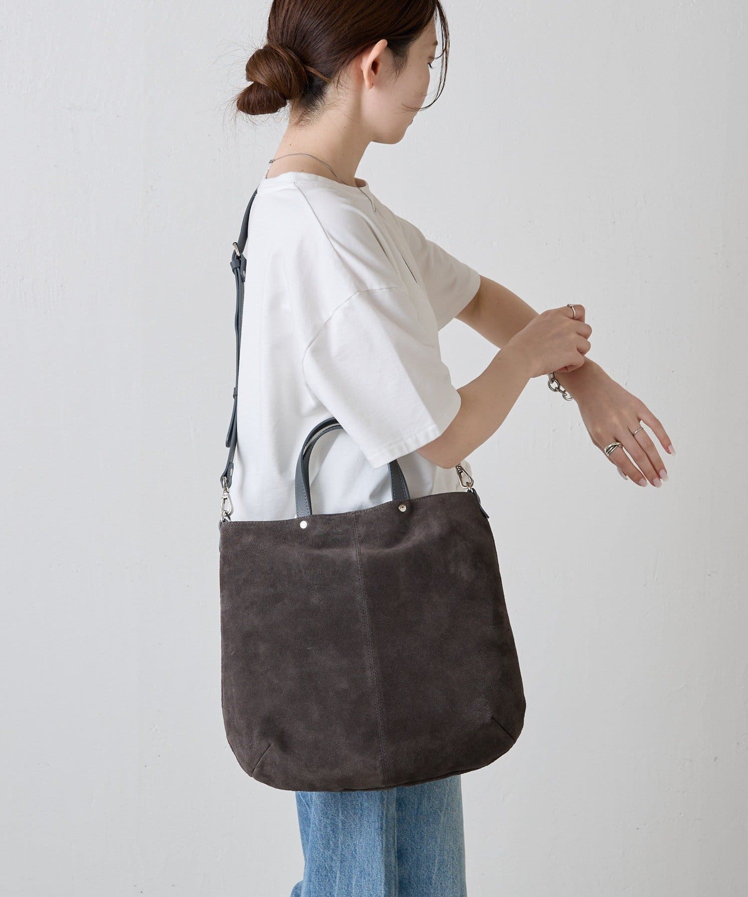 russet(ラシット) スエード2WAYトートバッグ