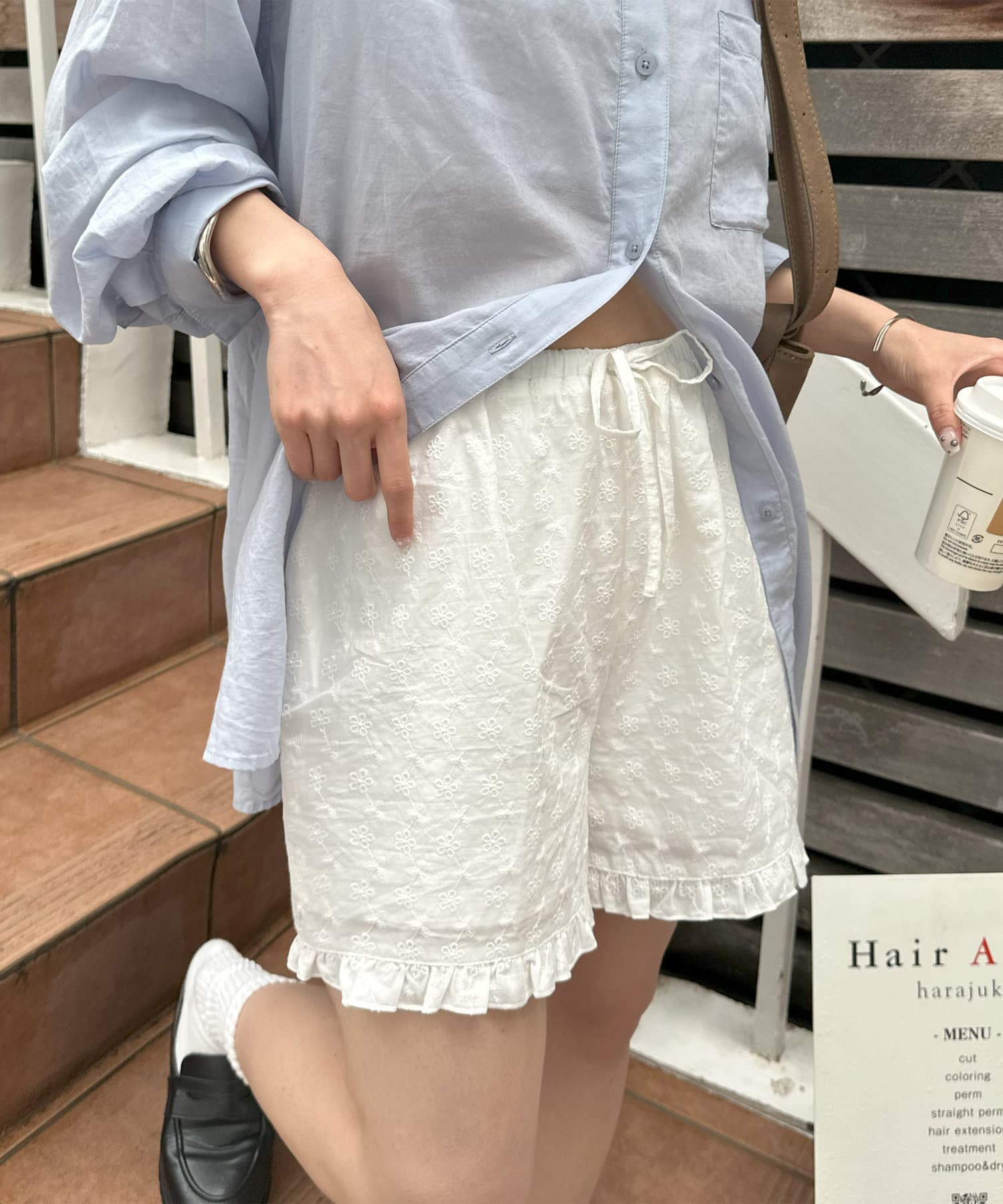 お値下げ中！soor ploom 6yr 116cm デニムスコート　ショーパン soor ploom デニムショートパンツ - メルカリ