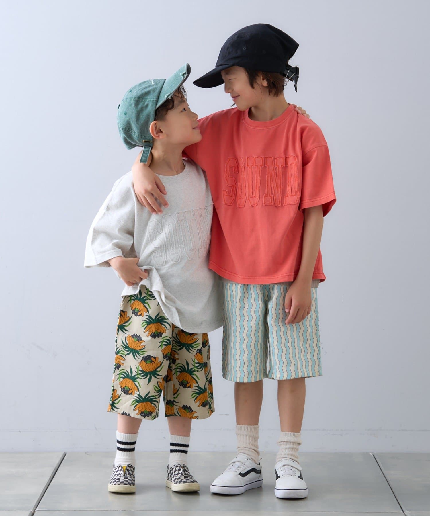 KIDS】ピグメント加工オーバーロゴTEE | CIAOPANIC TYPY(チャオ