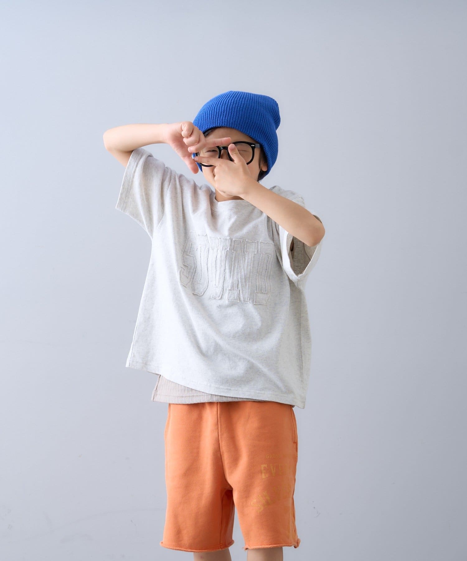 CIAOPANIC TYPY(チャオパニックティピー) 【KIDS】ピグメント加工オーバーロゴTEE