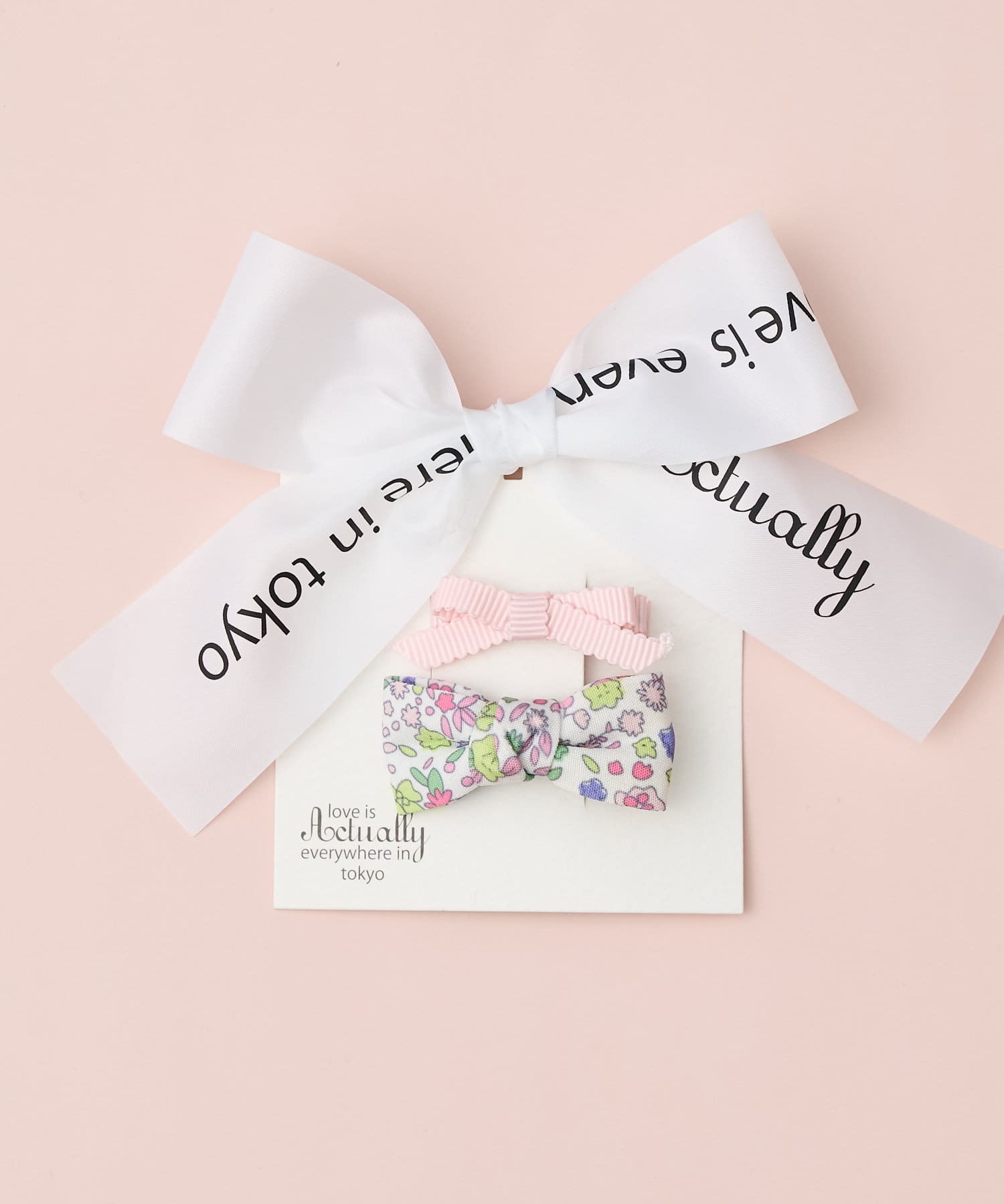 BIRTHDAY BAR(バースデイバー) KIDS HAIR PIN Ribbon Clip フラワー