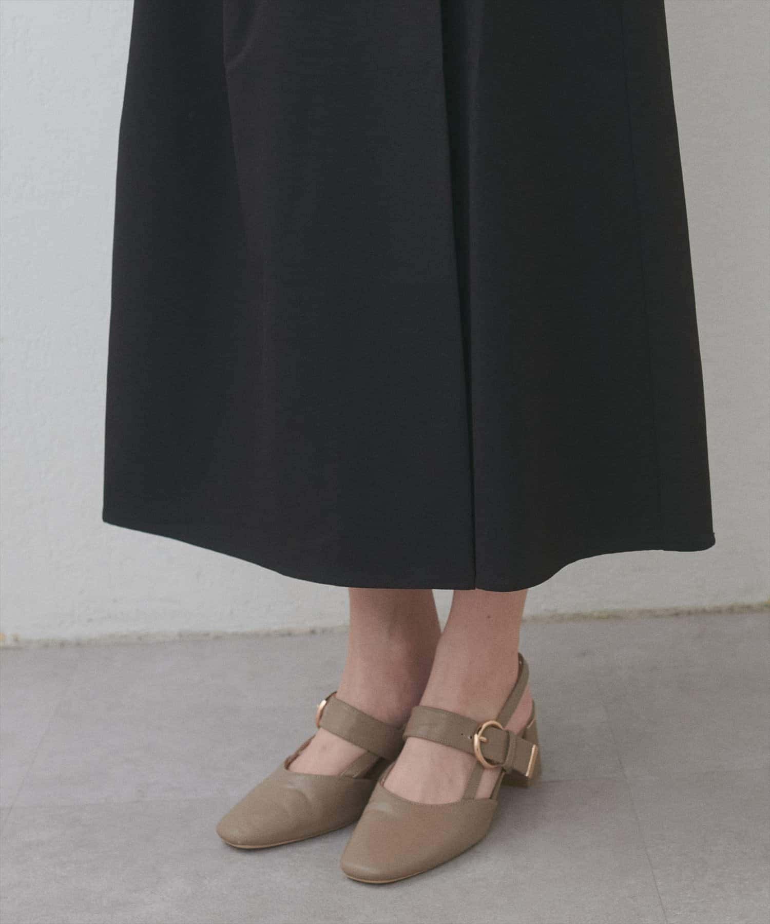 NICE CLAUP / OLIVE des OLIVE OUTLET(ナイスクラップ  / オリーブ デ オリーブ アウトレット) 【natural couture】オープンネックレディワンピース