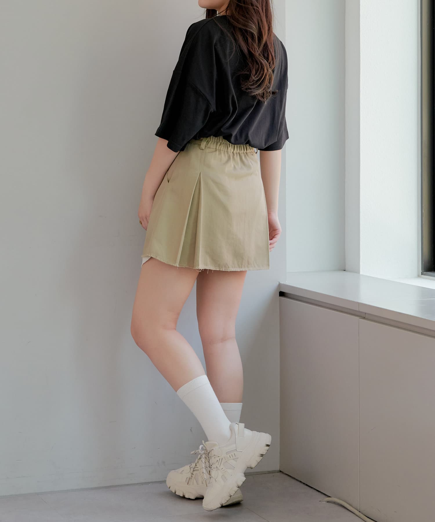 NICE CLAUP / OLIVE des OLIVE OUTLET(ナイスクラップ  / オリーブ デ オリーブ アウトレット) 【RMAF】【WEB限定】モチーフ&ロゴ発砲Tシャツ
