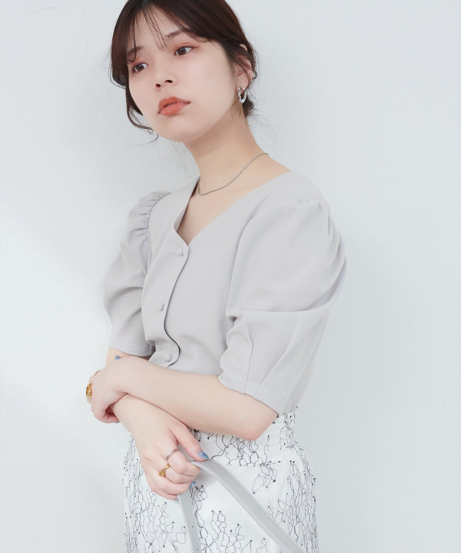 WEB限定】前後2WAYパフスリーブブラウス | natural couture