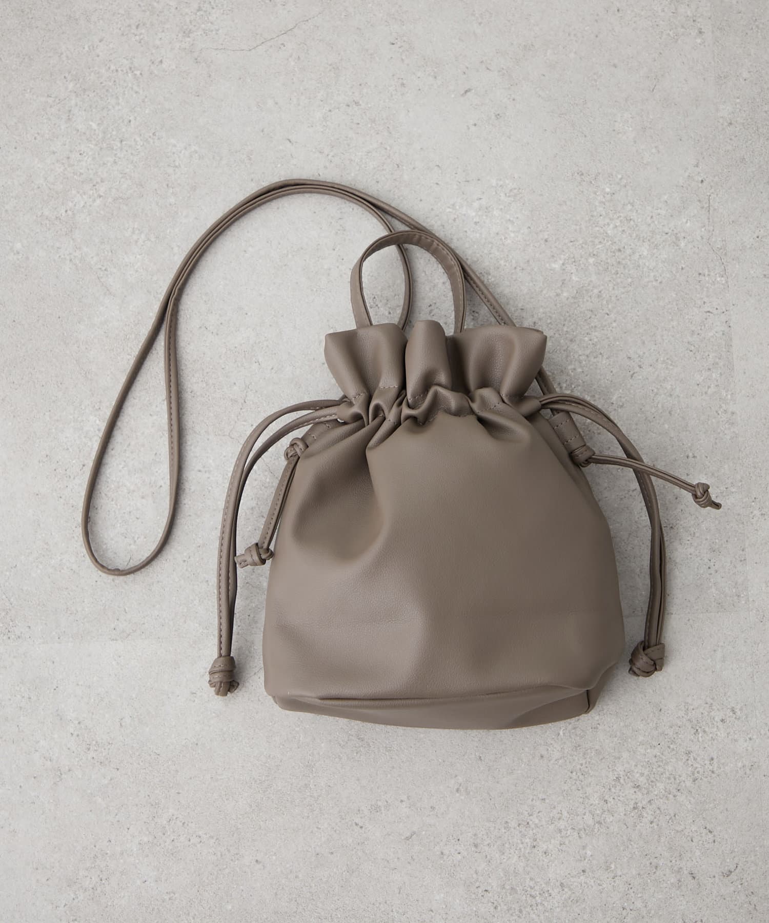 2025SS【continuer de NICE CLAUP】■ デザイン・使い勝手の良い巾着バッグが登場！・8色展開でコーデの幅が広がります◎《気になるアイテムはお気に入り登録がおすすめ・お気に入り