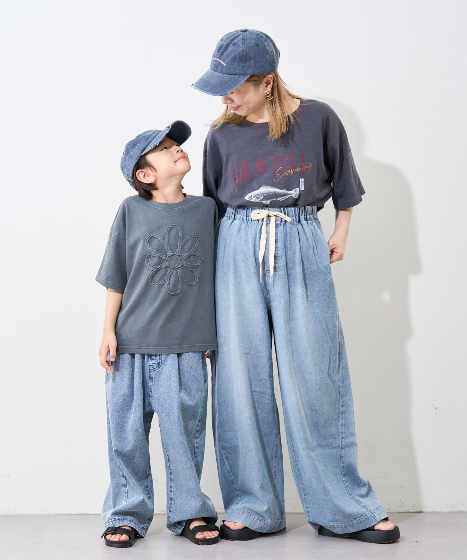 【新品タグ付き】CIAOPANIC TYPY 柔らかワイドイージーデニム M セール】【低身長・高身長対応/サイズ展開あり】【新色追加