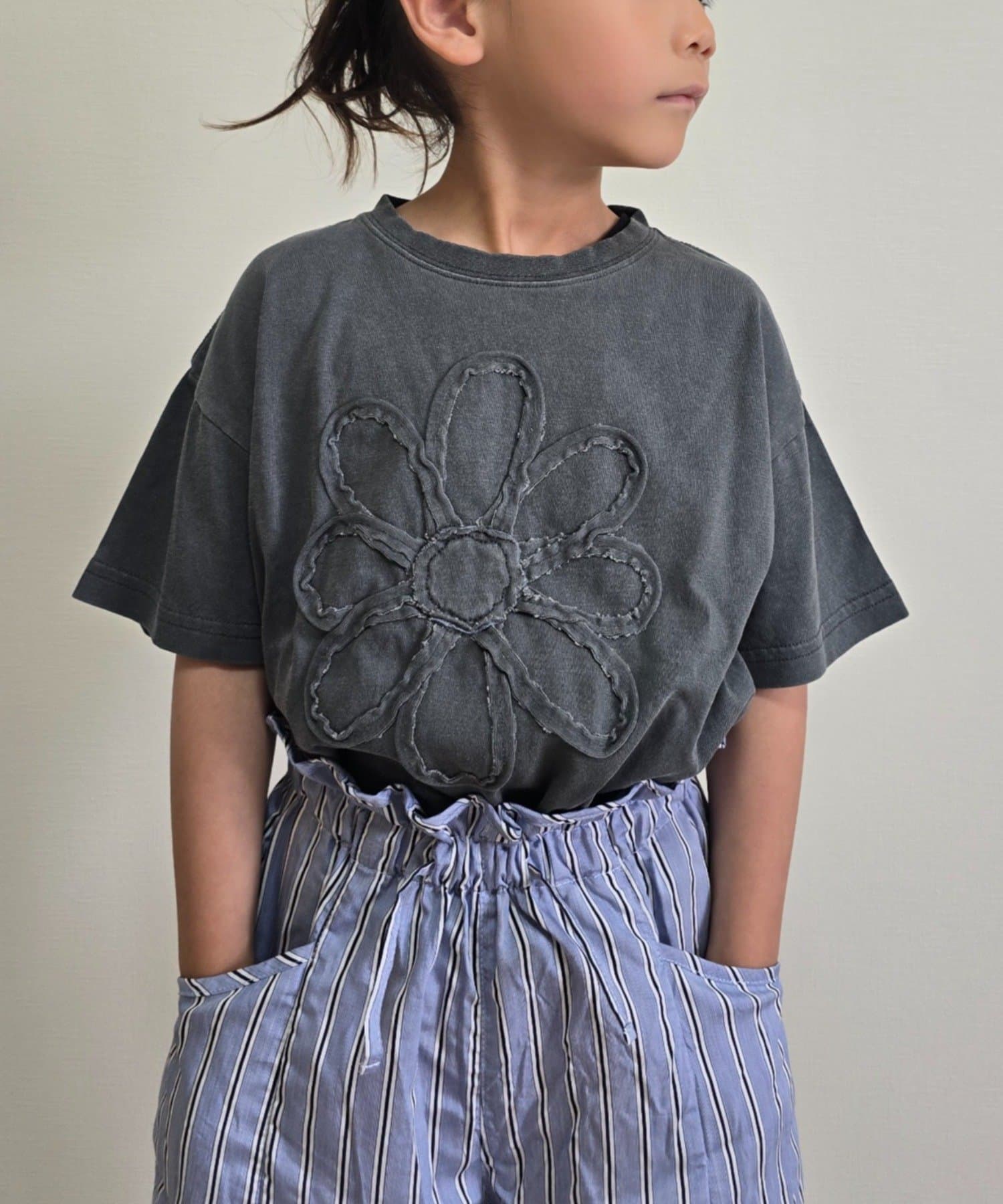 WEB限定】【KIDS】ピグメント加工フラワーロープTee | CIAOPANIC TYPY