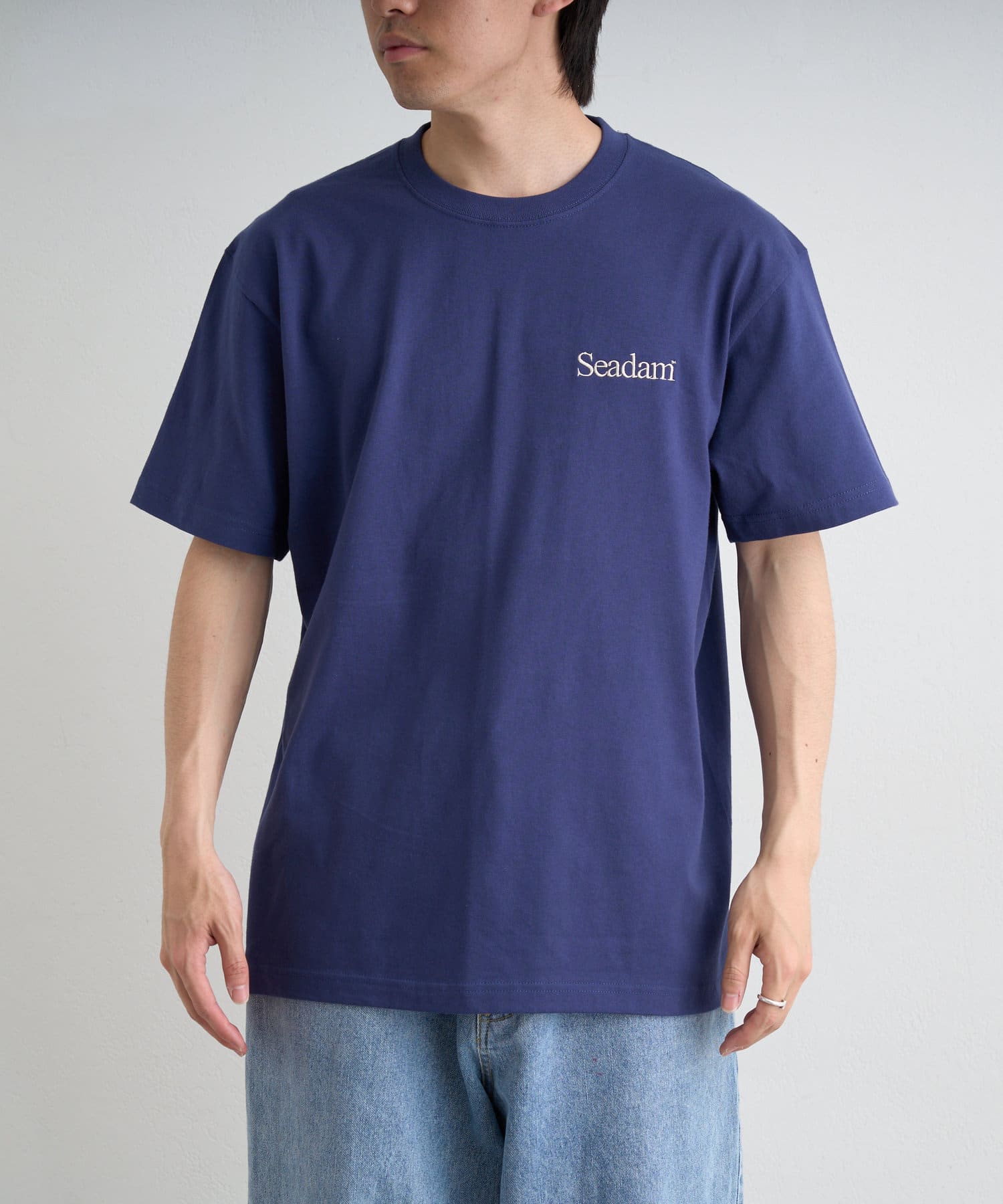 CIAOPANIC TYPY(チャオパニックティピー) 【SEADAM】〈UNISEX〉ロゴ刺繍ワンポイントTEE