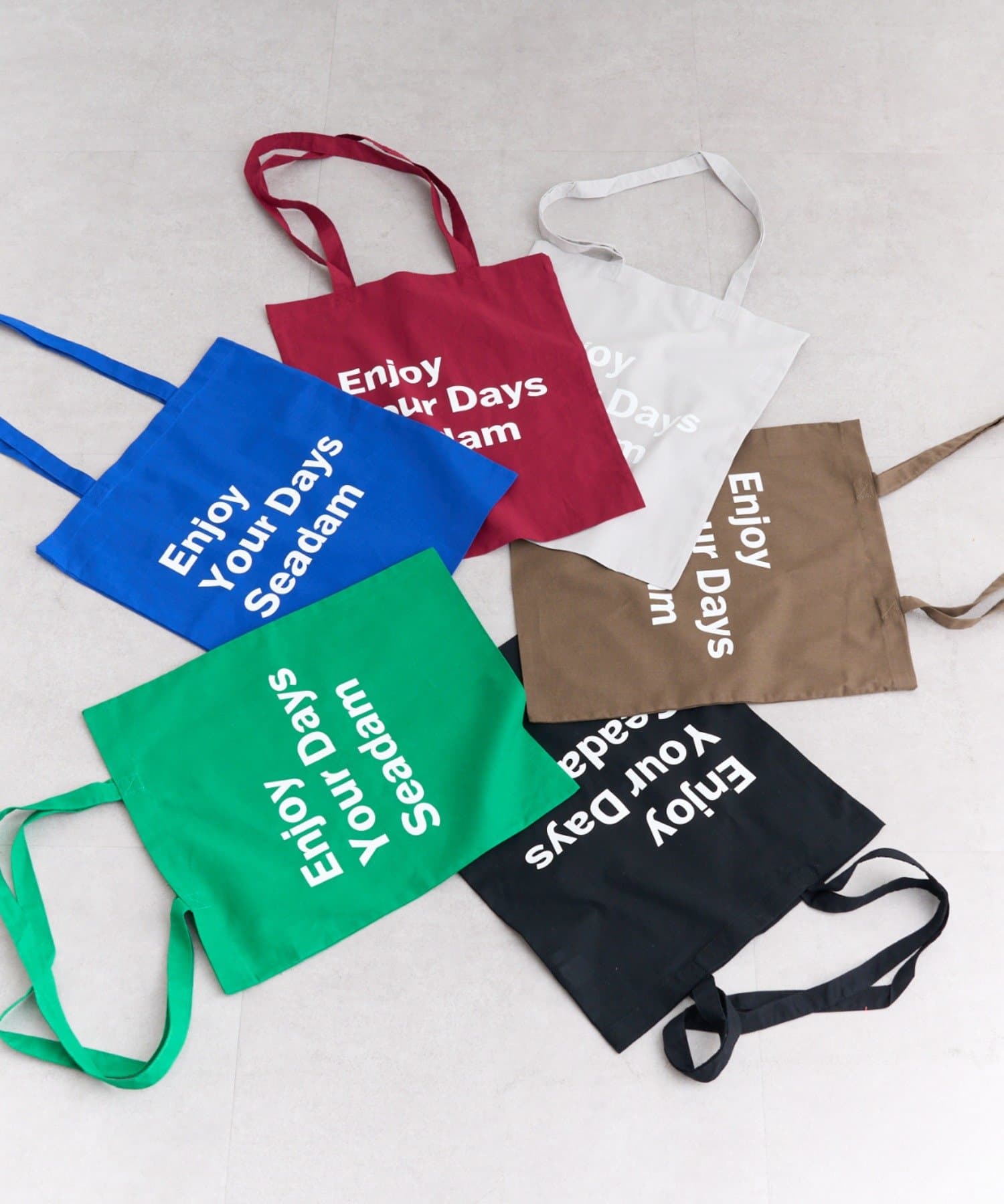 SEADAM】〈UNISEX〉メッセージプリントトートバッグ | CIAOPANIC