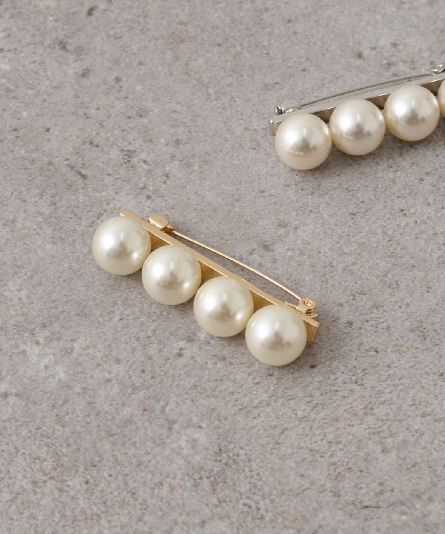 Omekashi(オメカシ) バーパールブローチ