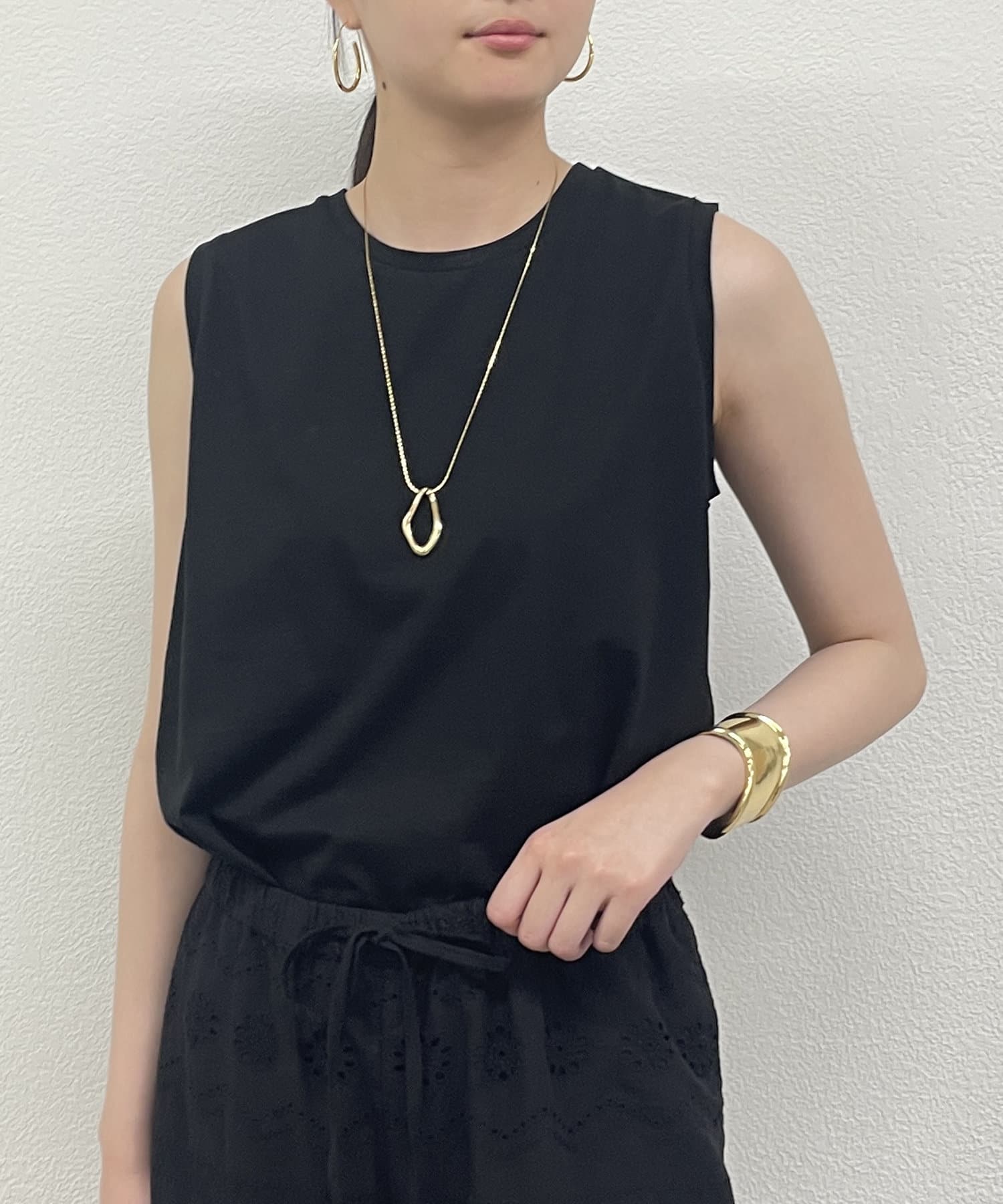 LOUNGEDRESS(ラウンジドレス) シルケットノースリカットソー