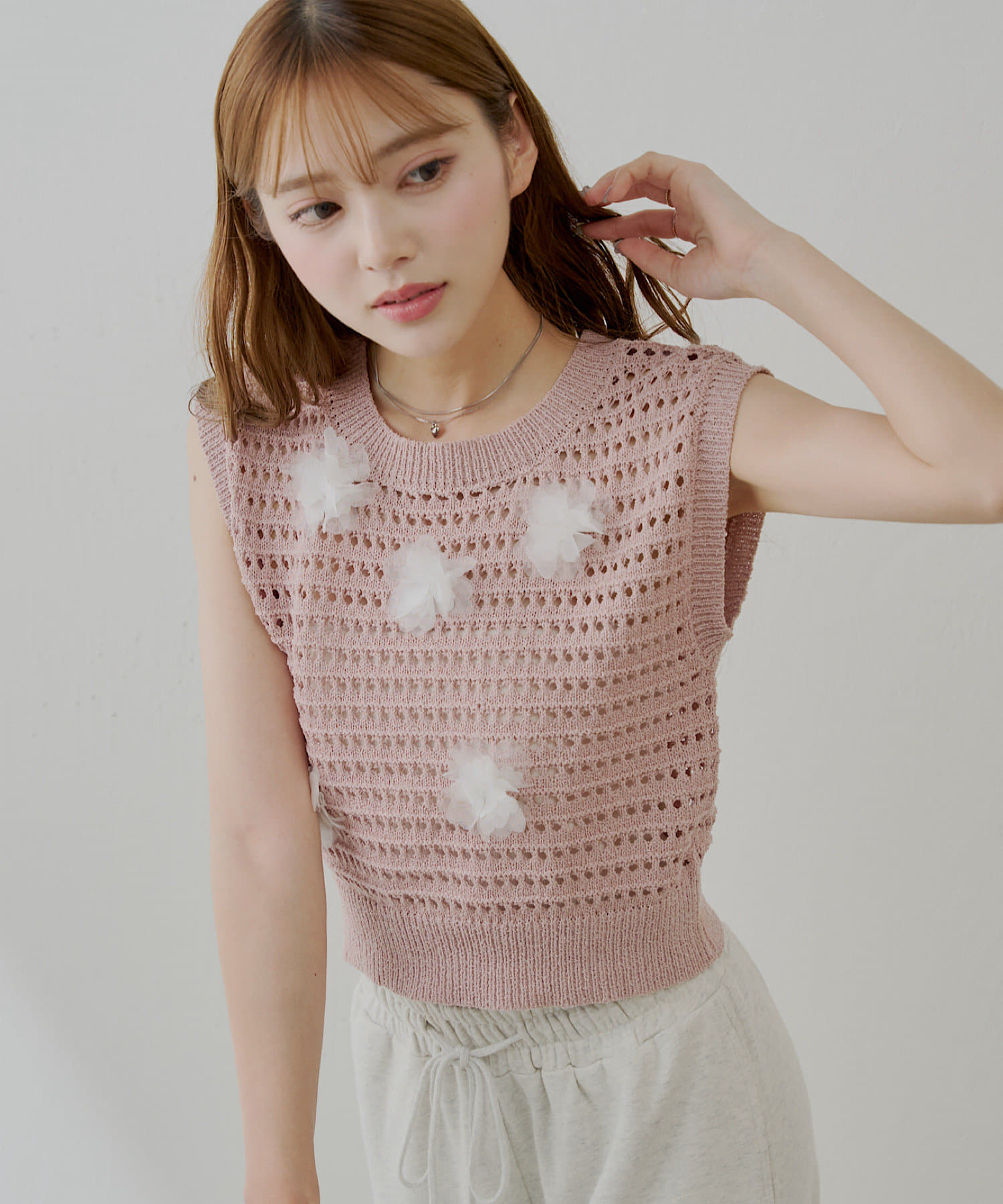TGOR/トゴール Hand crochet フラワーベスト ALL | tyn.TGOR