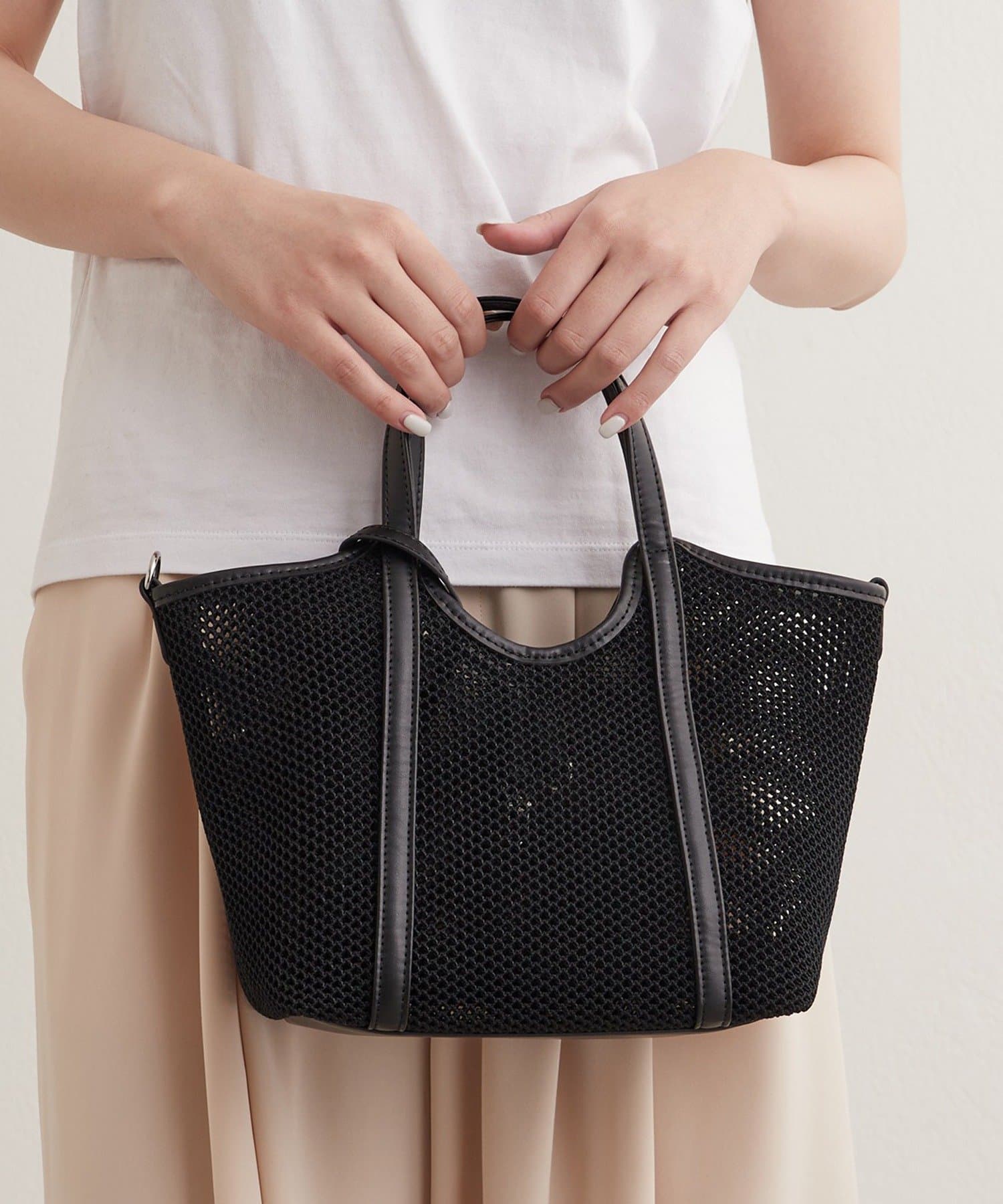 earthy_(アーシー) メッシュミニトートBag