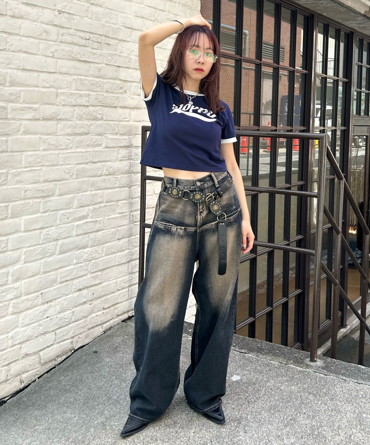 OUTLET(アウトレット) 【WHO'S WHO gallery】チアロゴリンガーTEE
