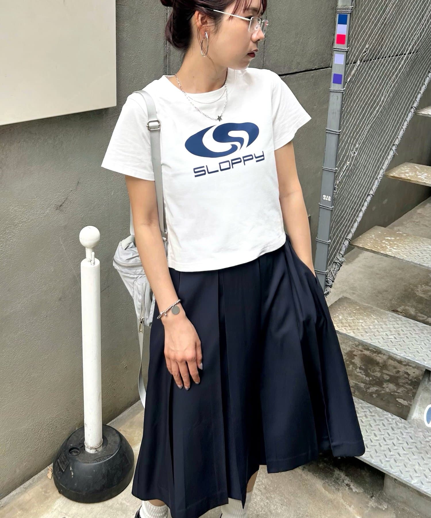 OUTLET(アウトレット) 【WHO'S WHO gallery】フューチャーロゴTEE