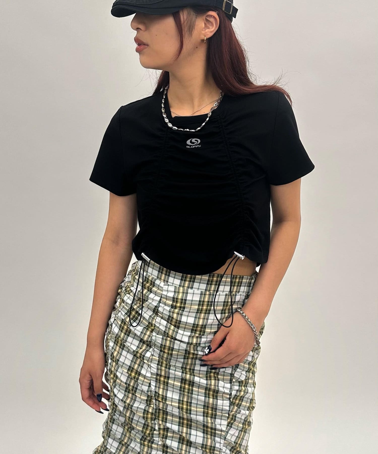 OUTLET(アウトレット) 【WHO'S WHO gallery】フューチャーロゴドロストショートTEE