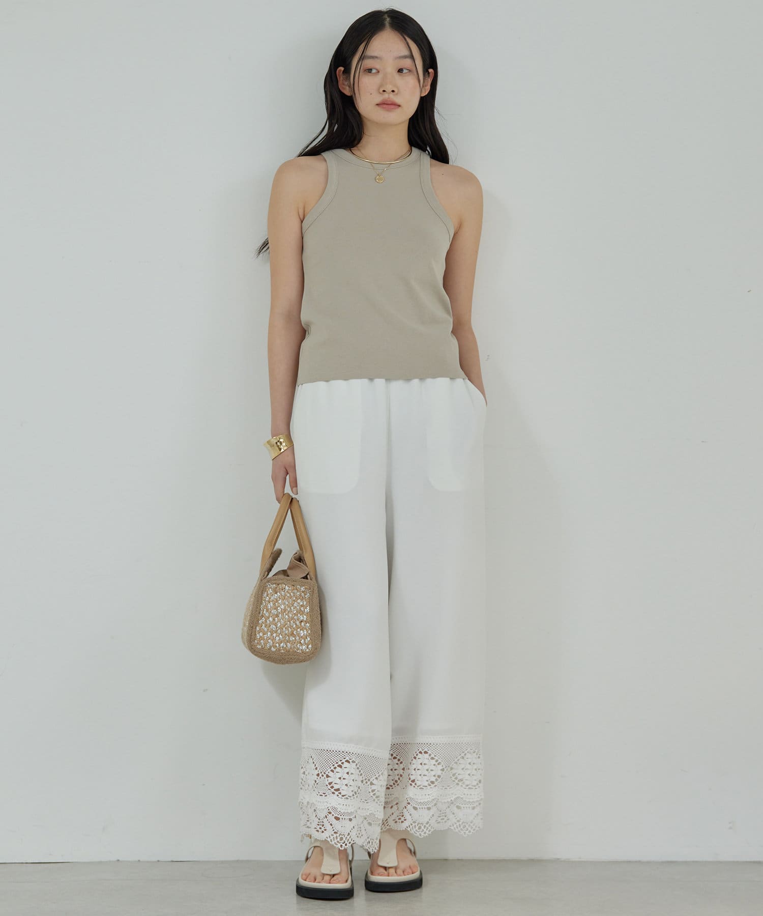 レースパッチパンツ | GALLARDAGALANTE(ガリャルダガランテ)レディース  