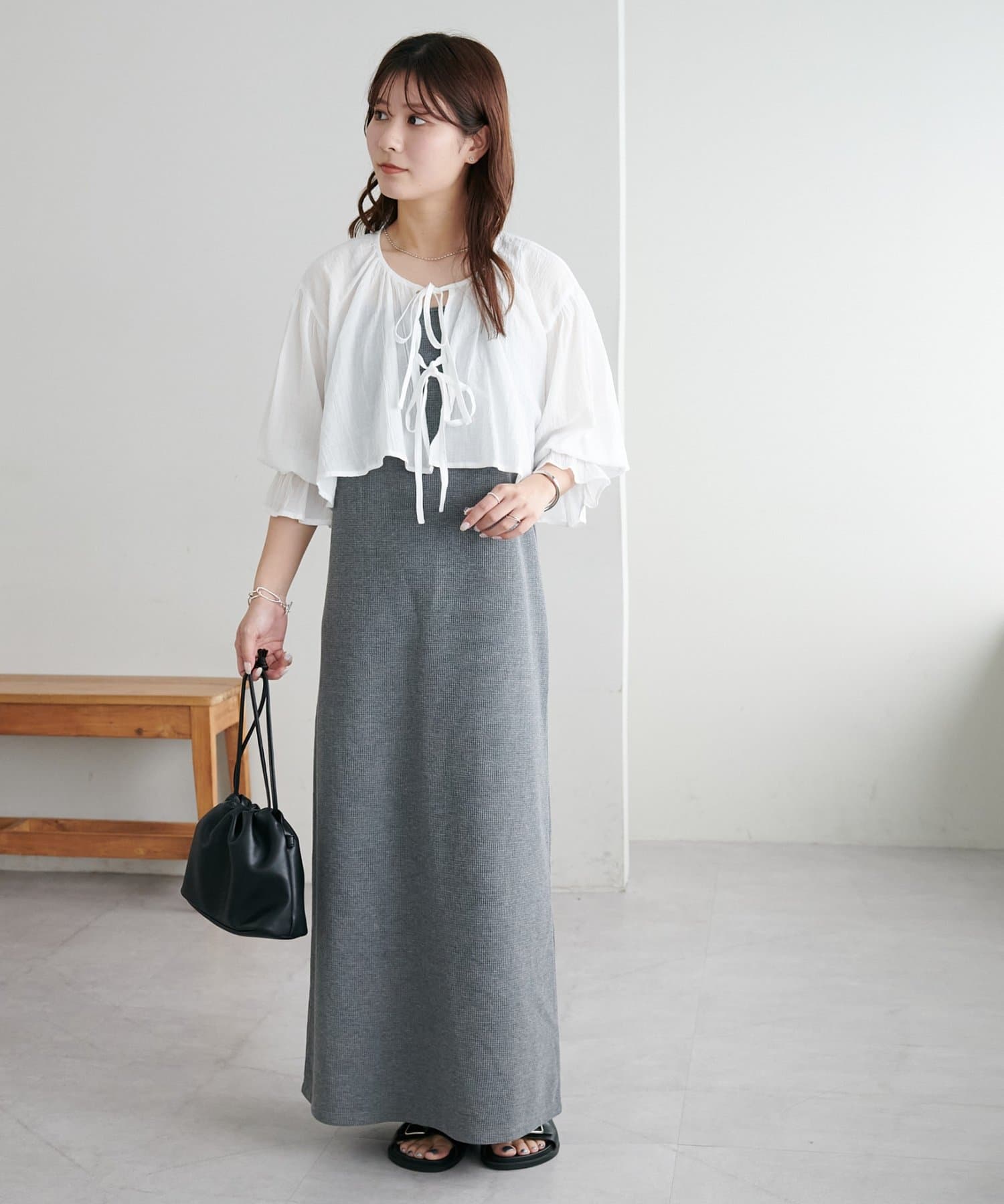 DISCOAT(ディスコート) 【WEB限定】リボンボレロ