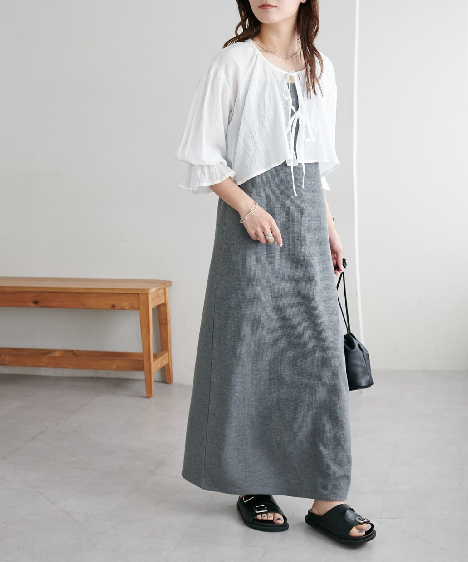 DISCOAT(ディスコート) 【WEB限定】リボンボレロ