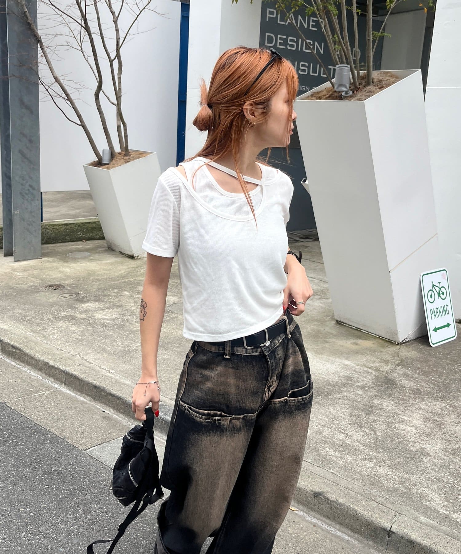 OUTLET(アウトレット) 【WHO'S WHO gallery】デザインアンサンブルTEE