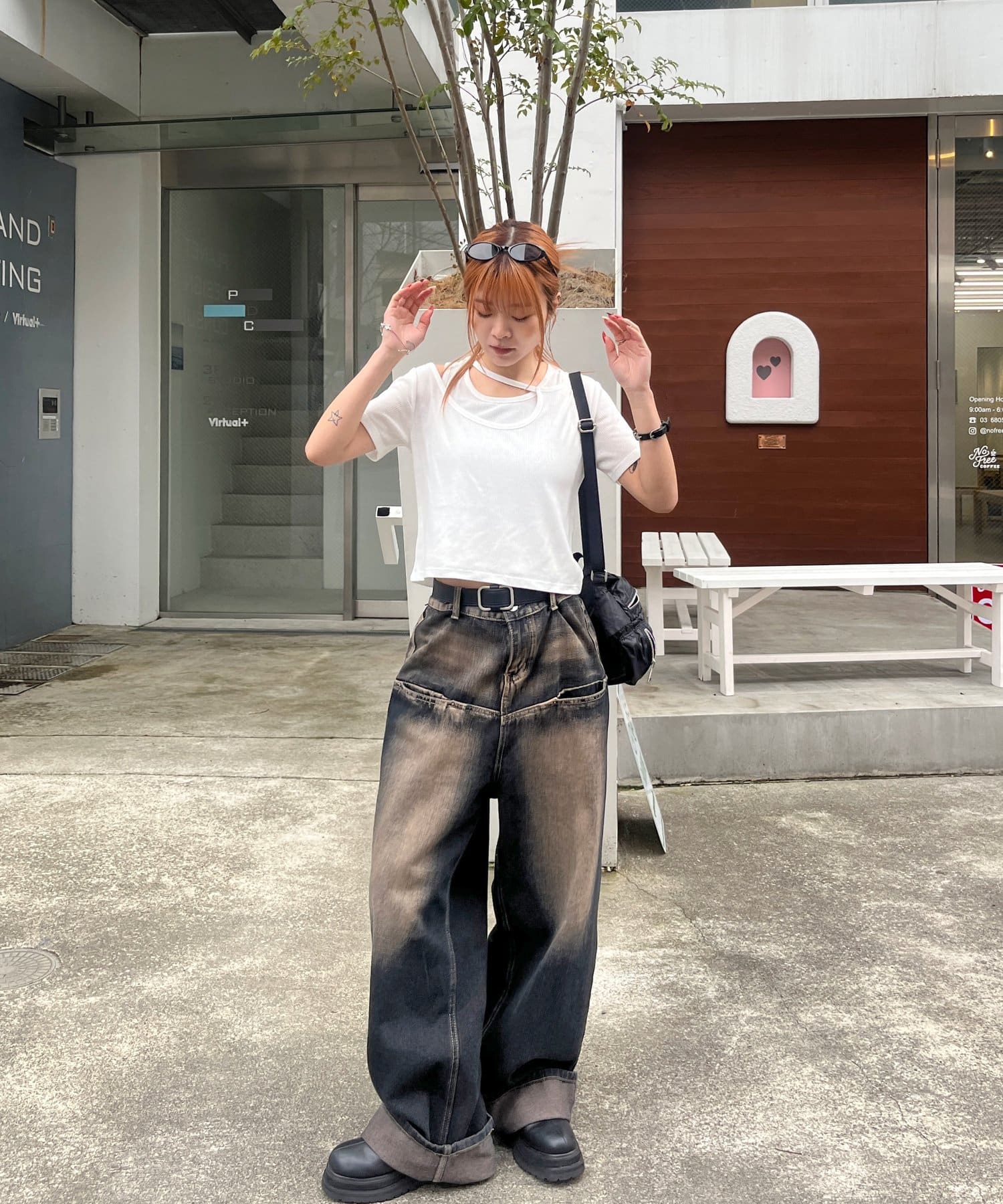 OUTLET(アウトレット) 【WHO'S WHO gallery】デザインアンサンブルTEE