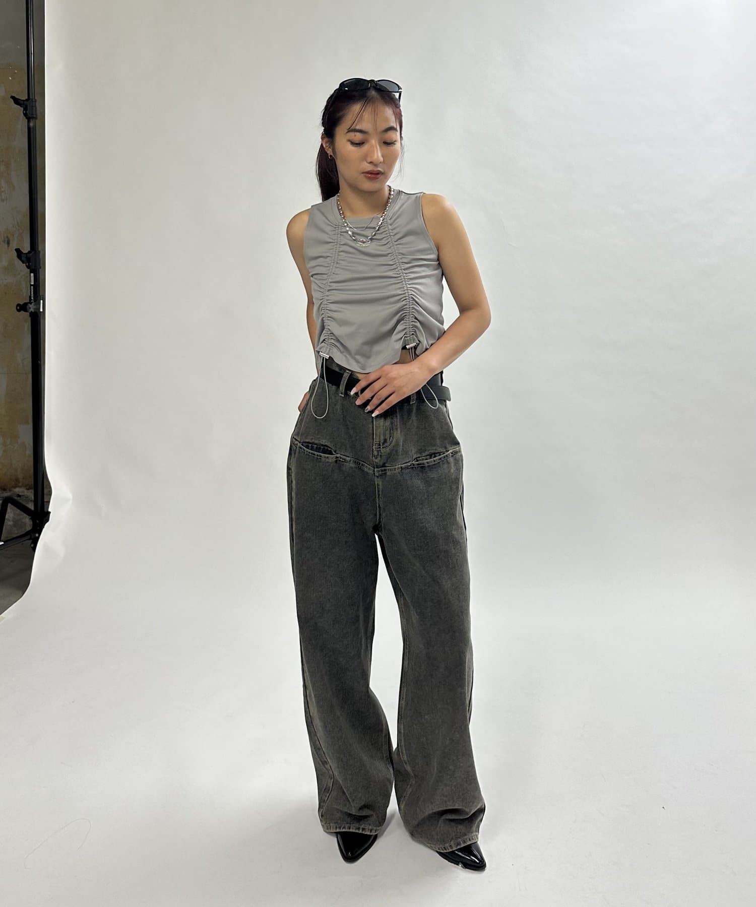 WHO'S WHO gallery】フューチャーロゴドロストノースリ | OUTLET WHO'S WHO gallery】フューチャーロゴドロストノースリ | OUTLET