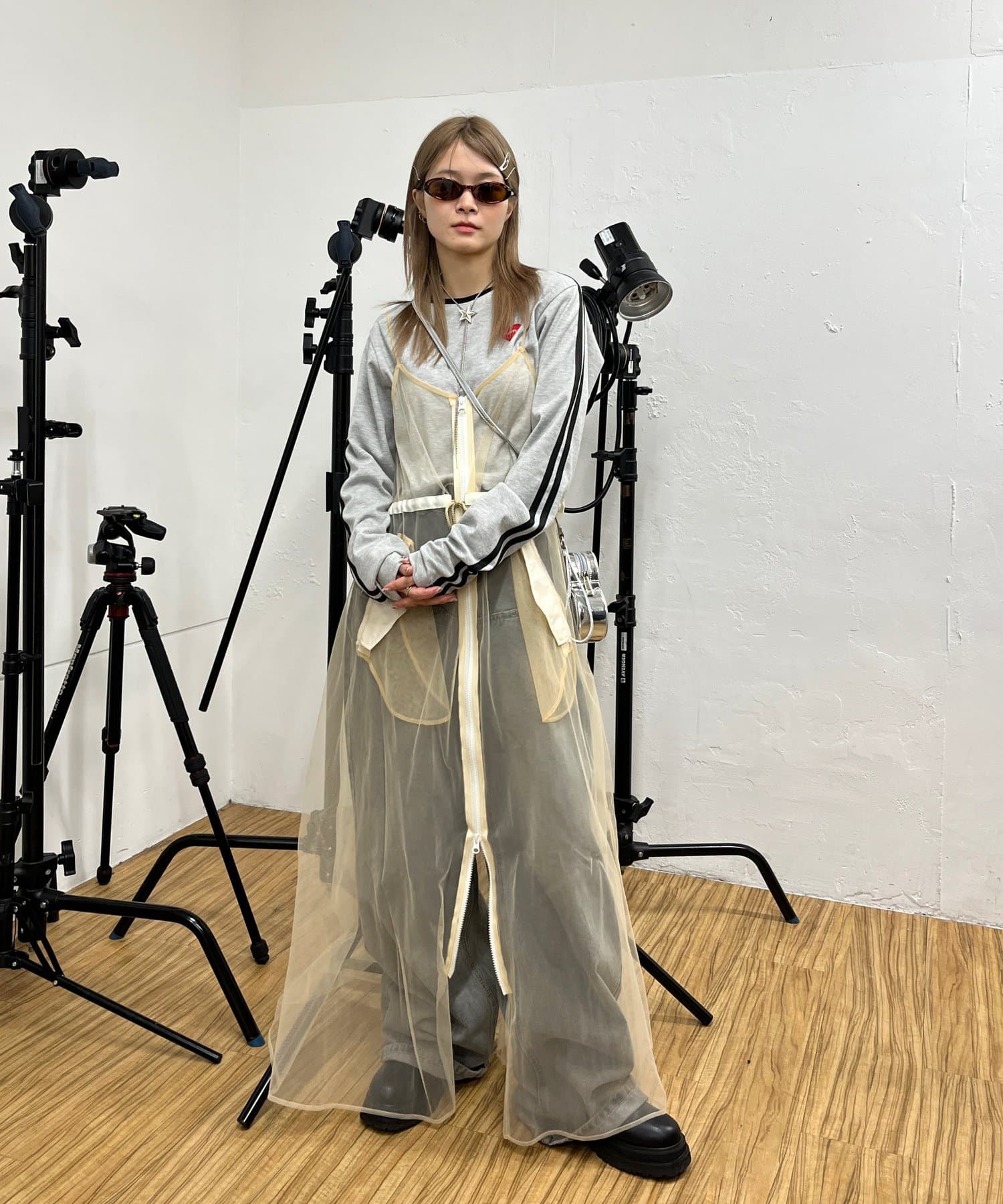 OUTLET(アウトレット) 【WHO'S WHO gallery】チュールワンピース