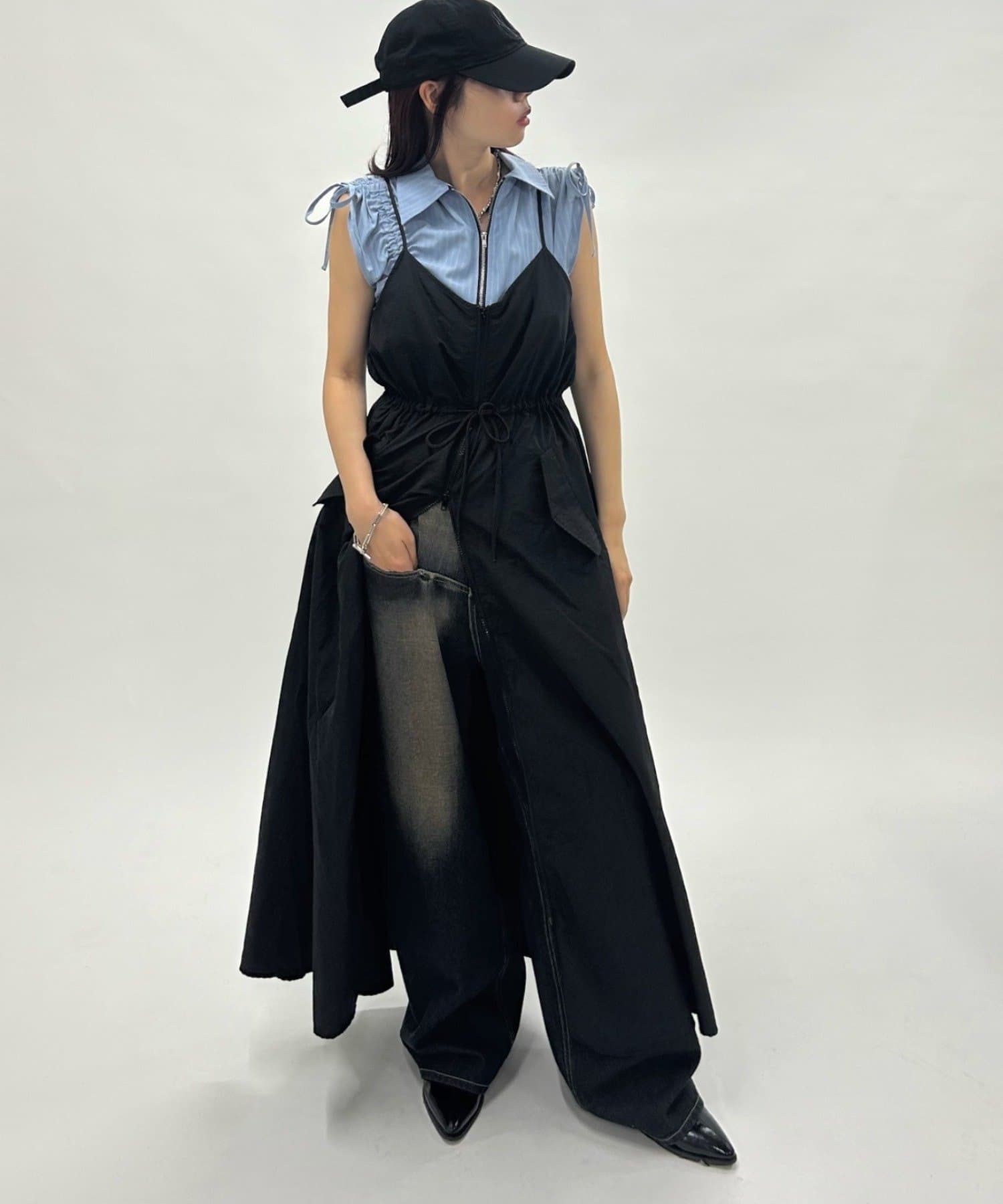 OUTLET(アウトレット) 【WHO'S WHO gallery】ナイロンワンピース