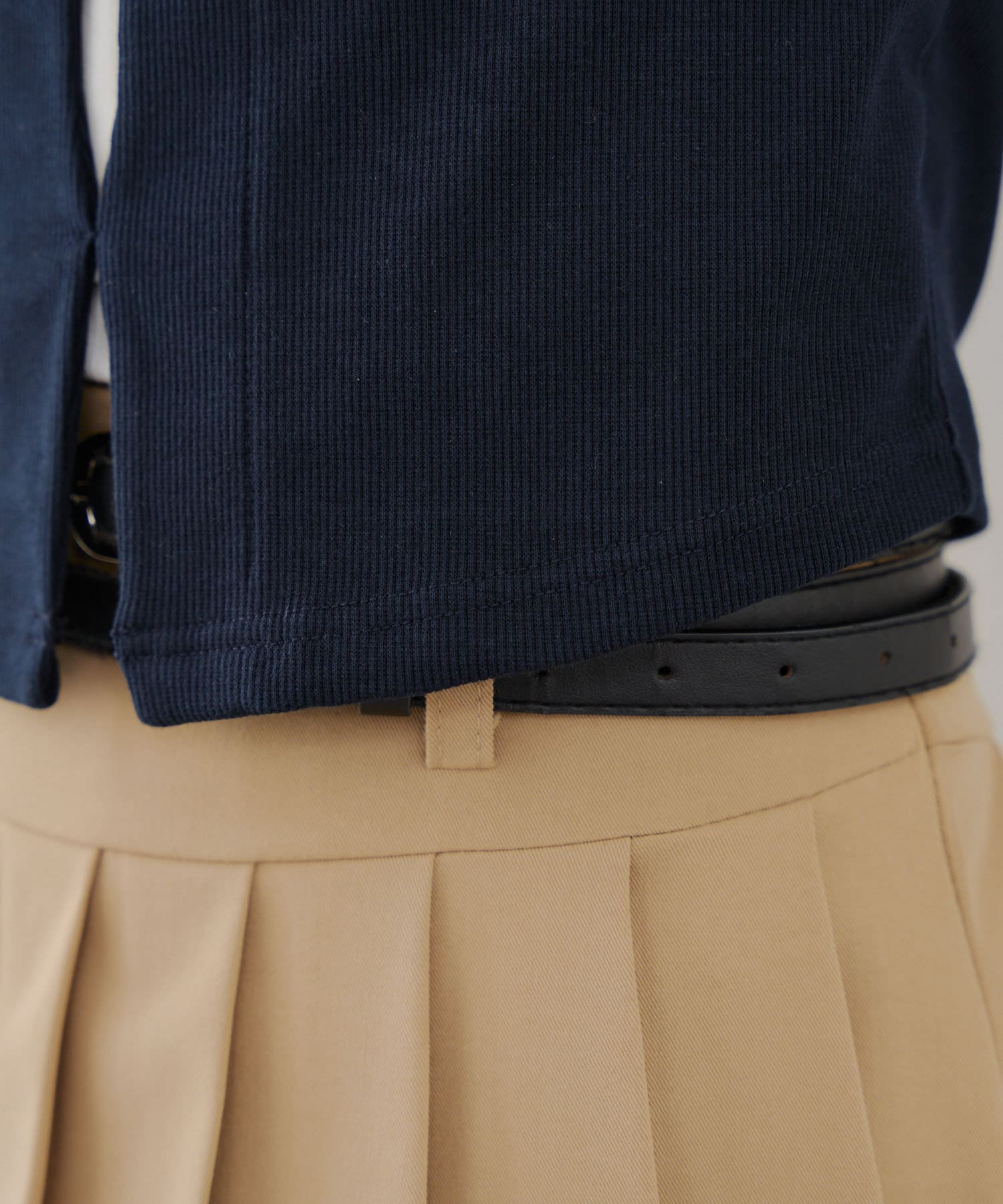NICE CLAUP / OLIVE des OLIVE OUTLET(ナイスクラップ  / オリーブ デ オリーブ アウトレット) 【RMAF】リボンドッキングカーディガン