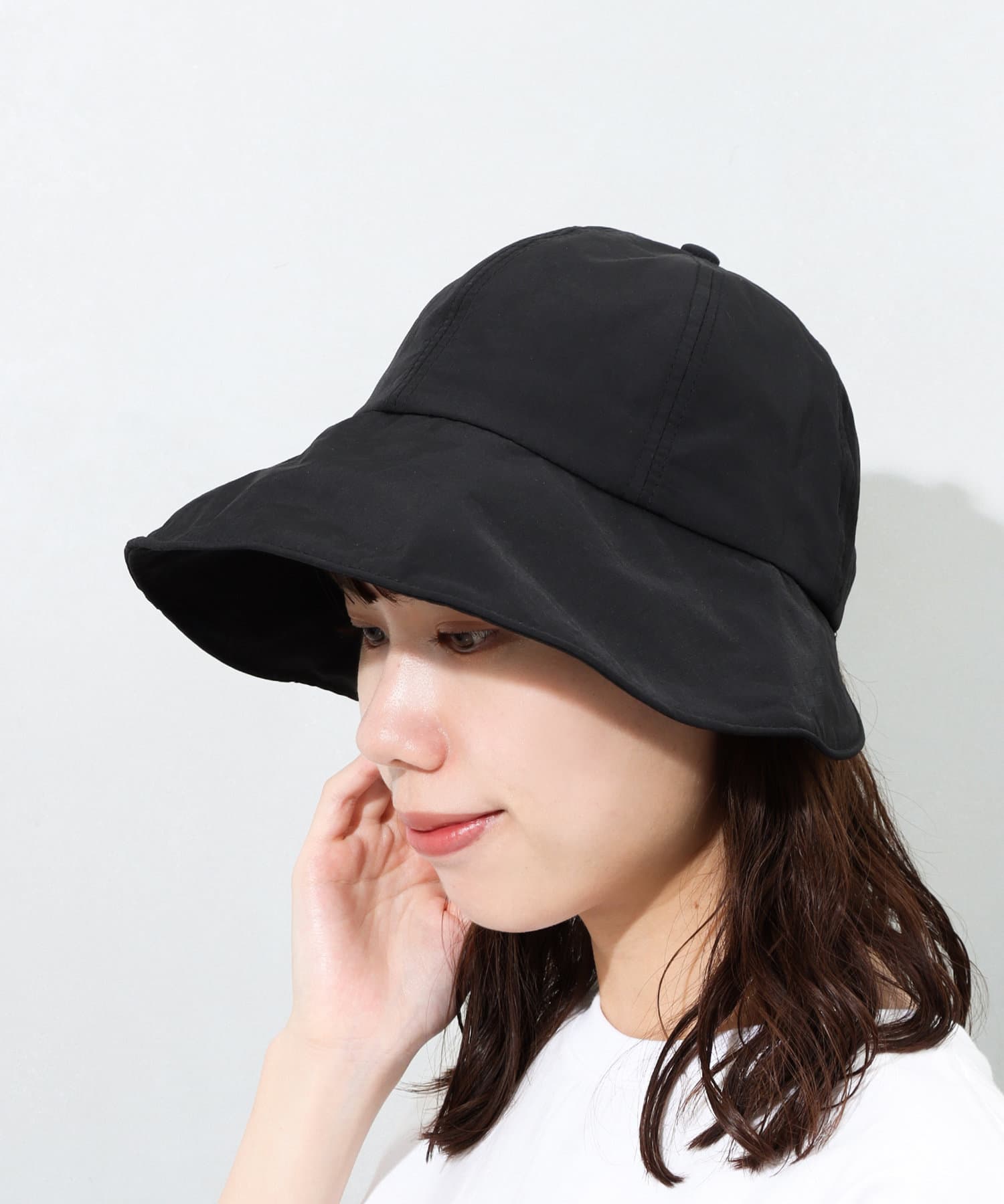 3COINS(スリーコインズ) つば広めHAT