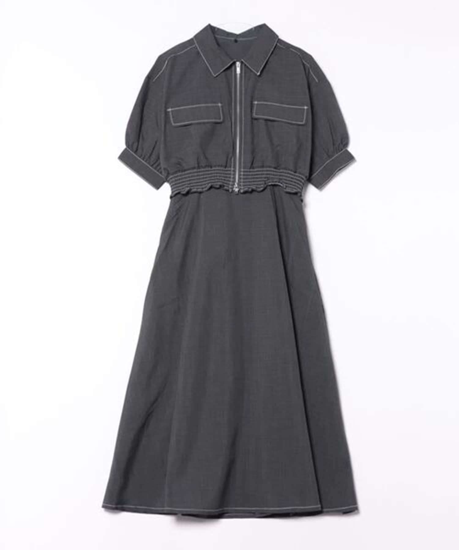 【RMAF】 Remind me and forever■Design・さらりとした麻調素材で夏も快適で軽量な着心地♪・裾シャーリングのジャケットは程よい短丈でスタイルアップ◎・切り替え位置が高めのキ