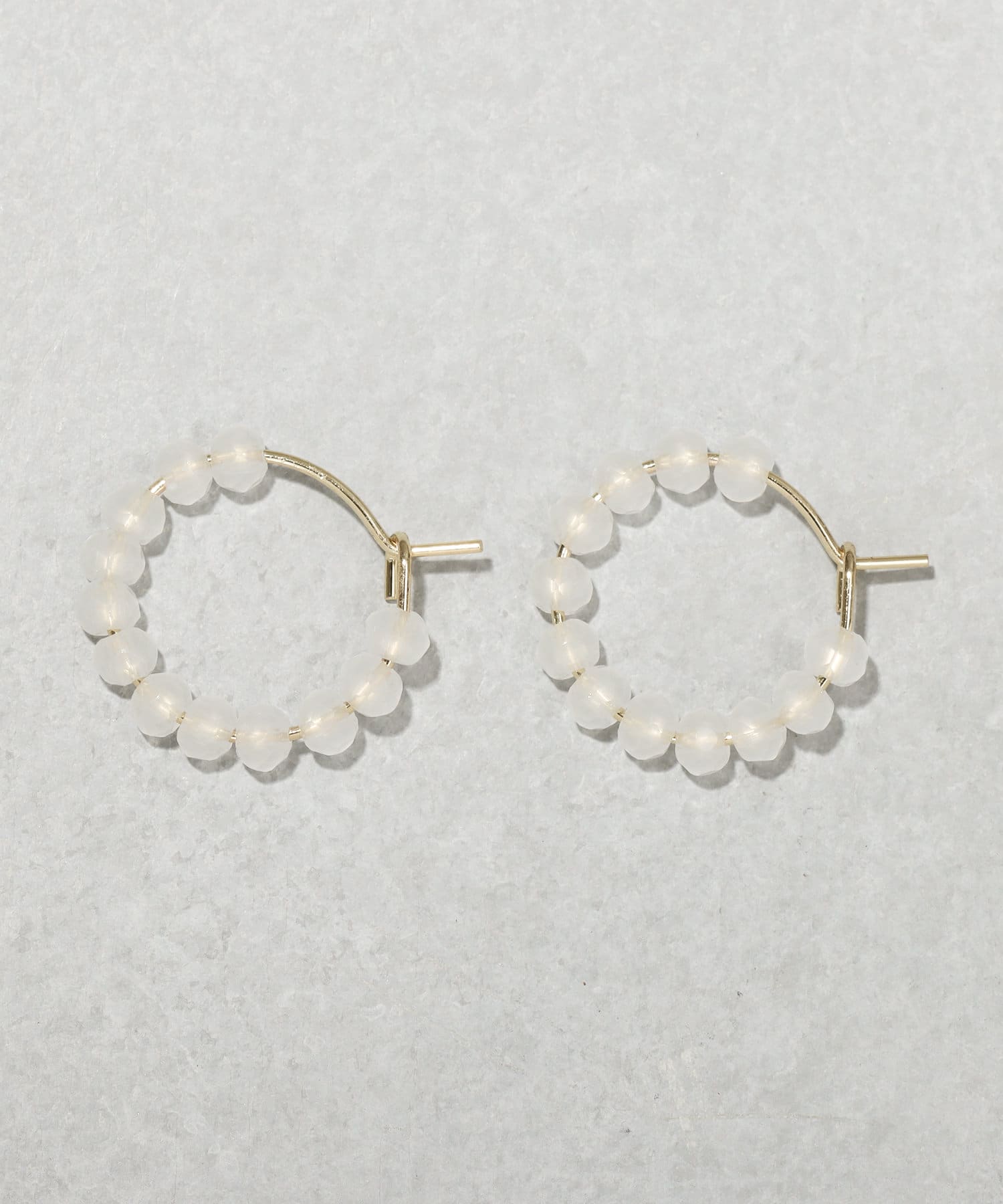 3COINS(スリーコインズ) ビーズフープピアス