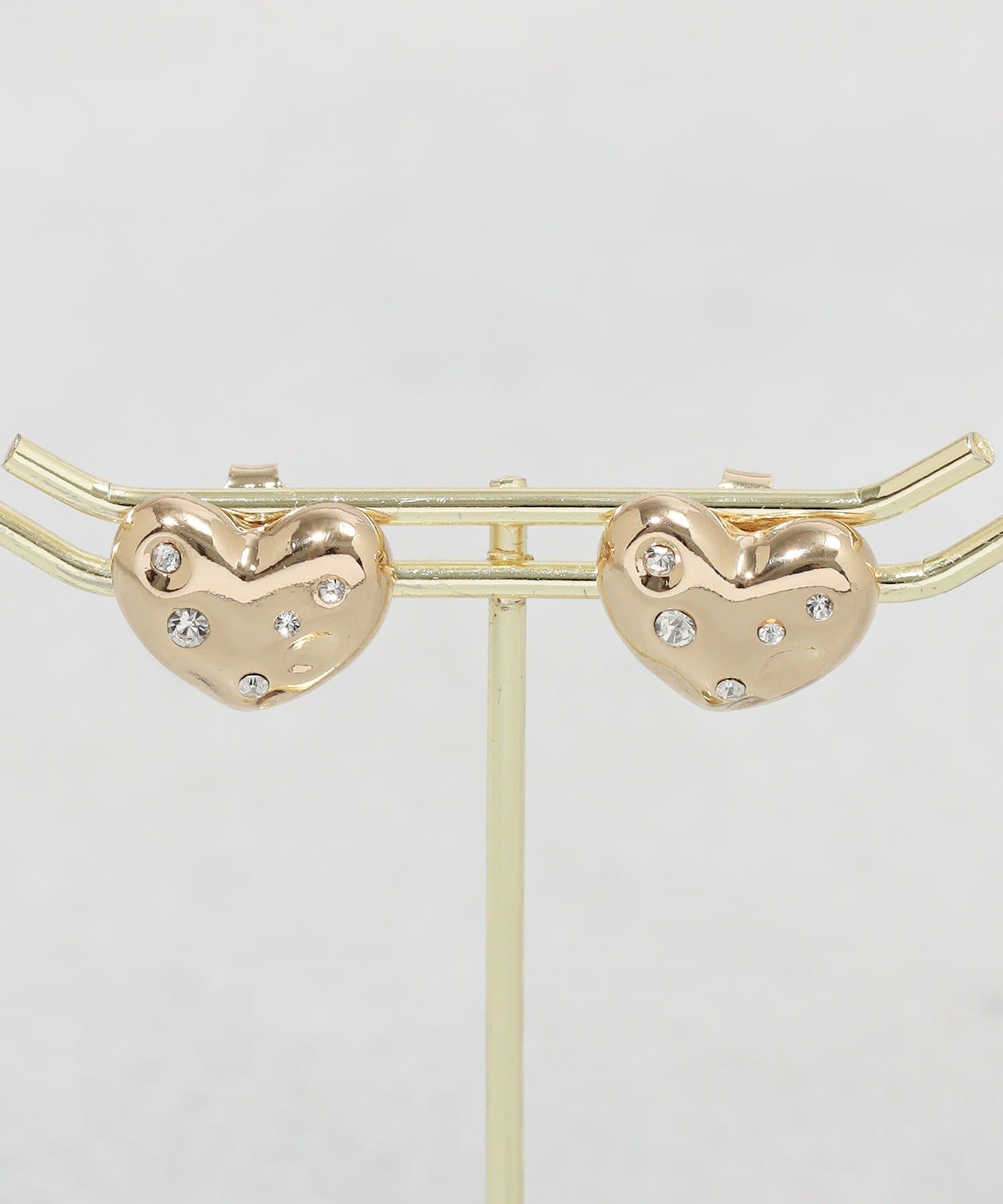 3COINS(スリーコインズ) イビツハートメタルピアス