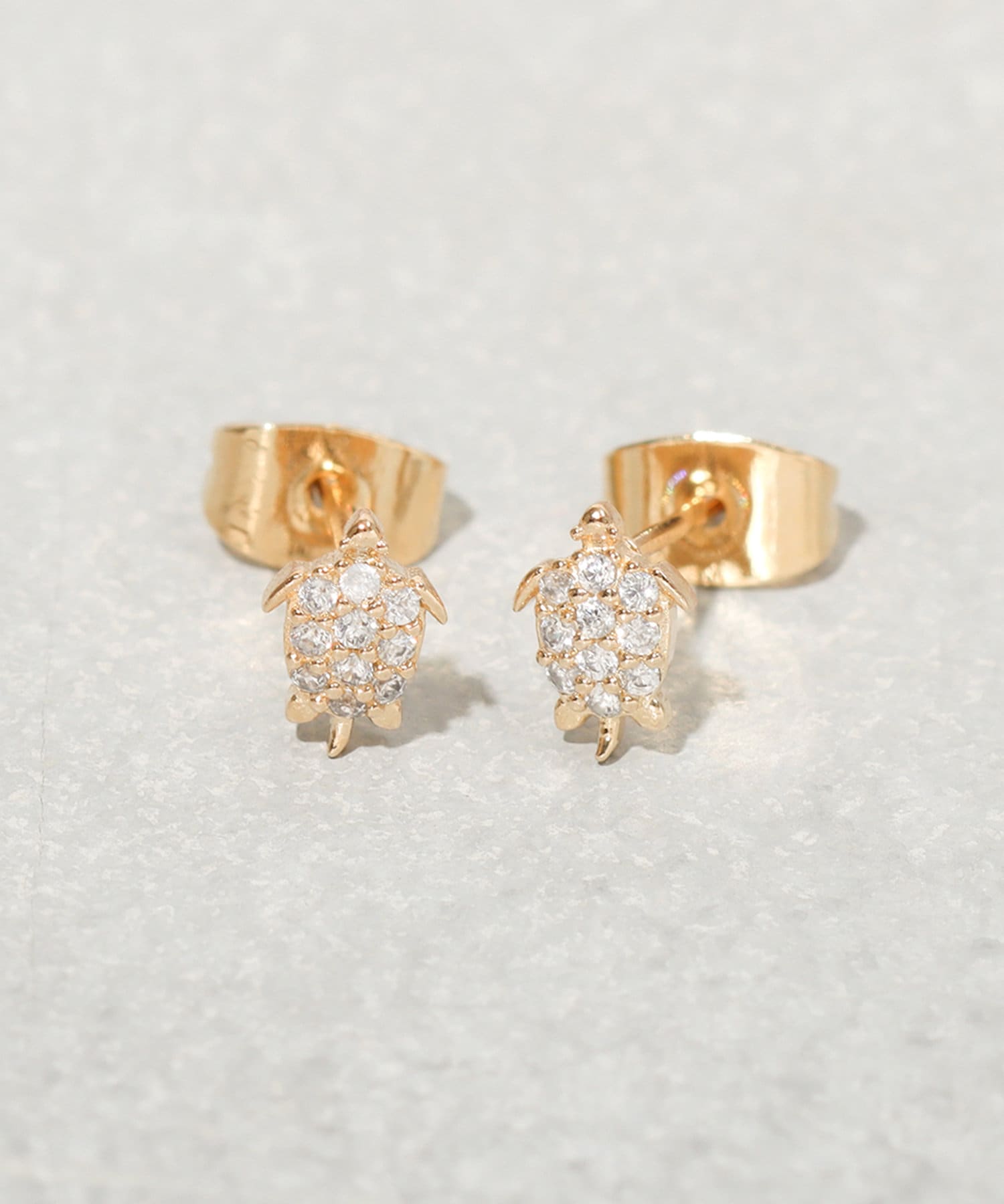 3COINS(スリーコインズ) タートルミニピアス