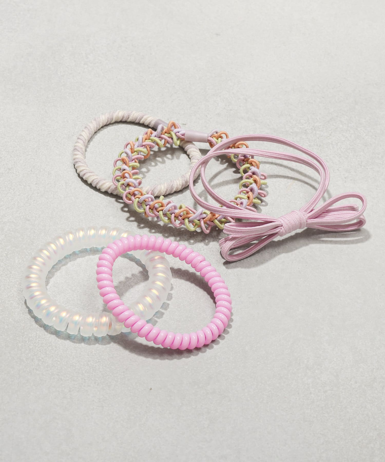 3COINS(スリーコインズ) MIXコイル入ポニー5個セット