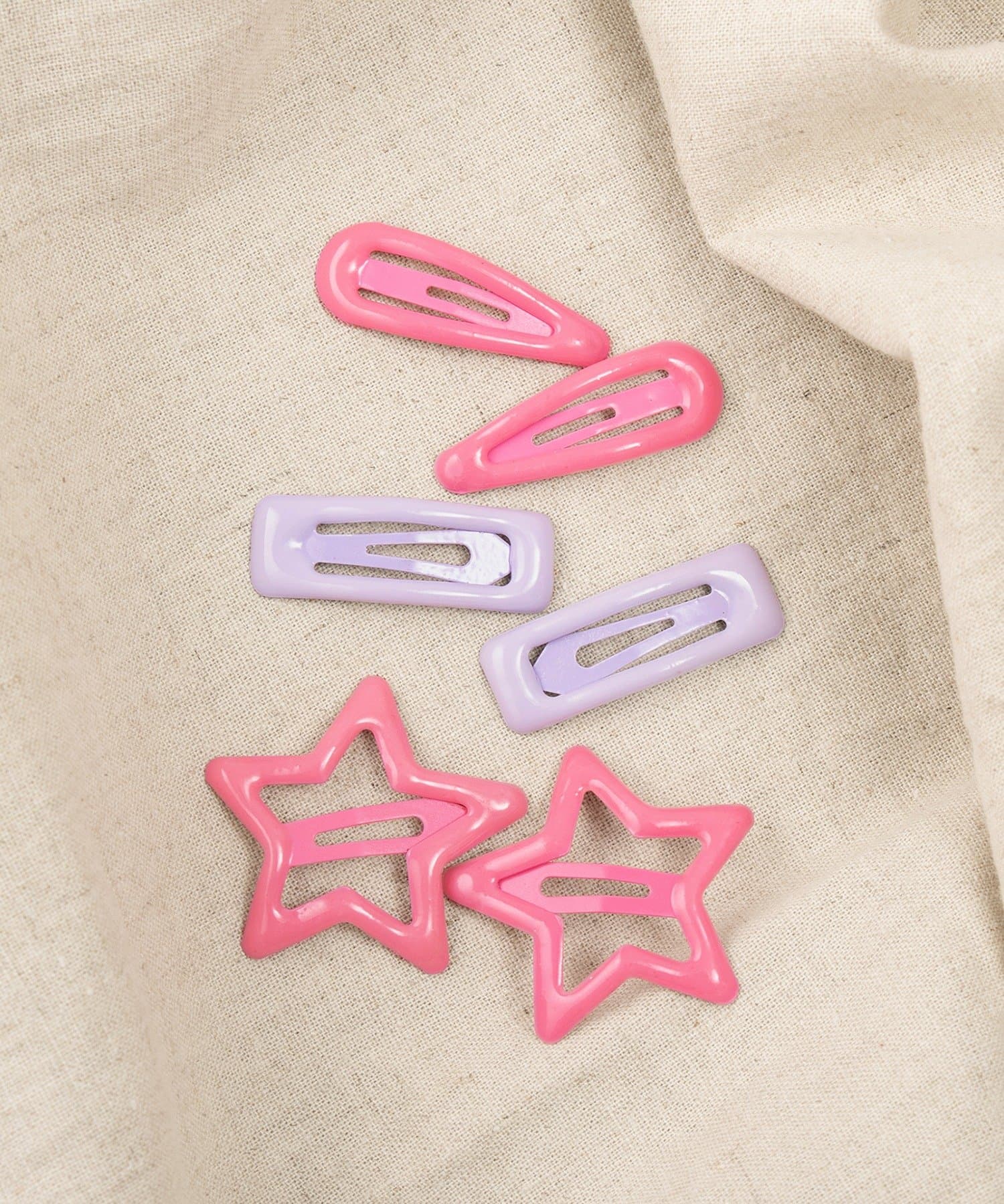 3COINS(スリーコインズ) 《暗闇で光る！》ネオンパッチンピン／KIDS