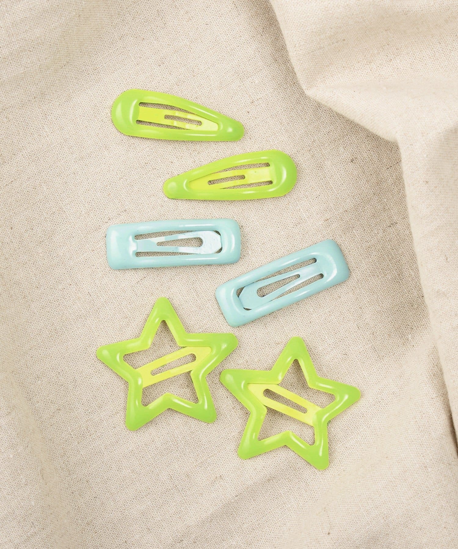 3COINS(スリーコインズ) 《暗闇で光る！》ネオンパッチンピン／KIDS