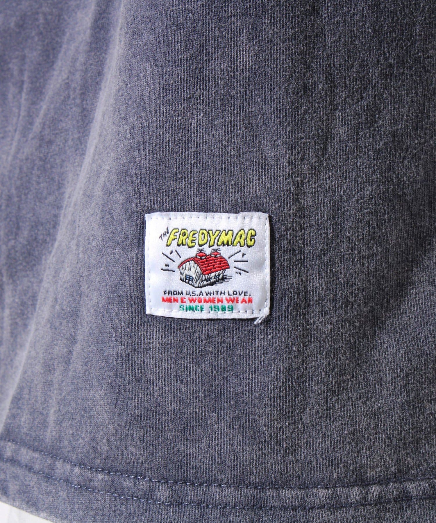 FREDY & GLOSTER(フレディ アンド グロスター) 【FREDYMAC】 USコットン スノーウォッシュ ヘンリーネックTシャツ