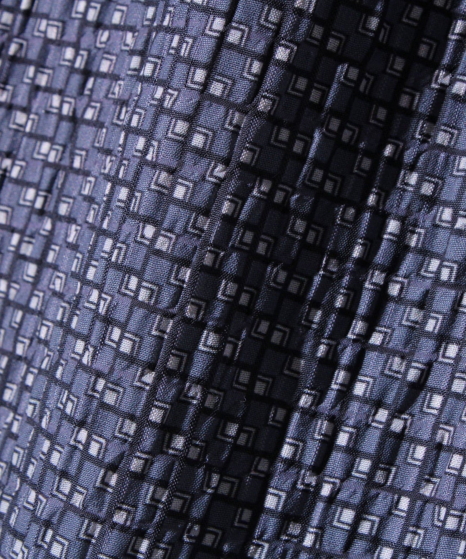 FREDY & GLOSTER(フレディ アンド グロスター) 【FREDYMAC】シアサッカー素材 総柄 半袖シャツ ショートスリーブシャツ