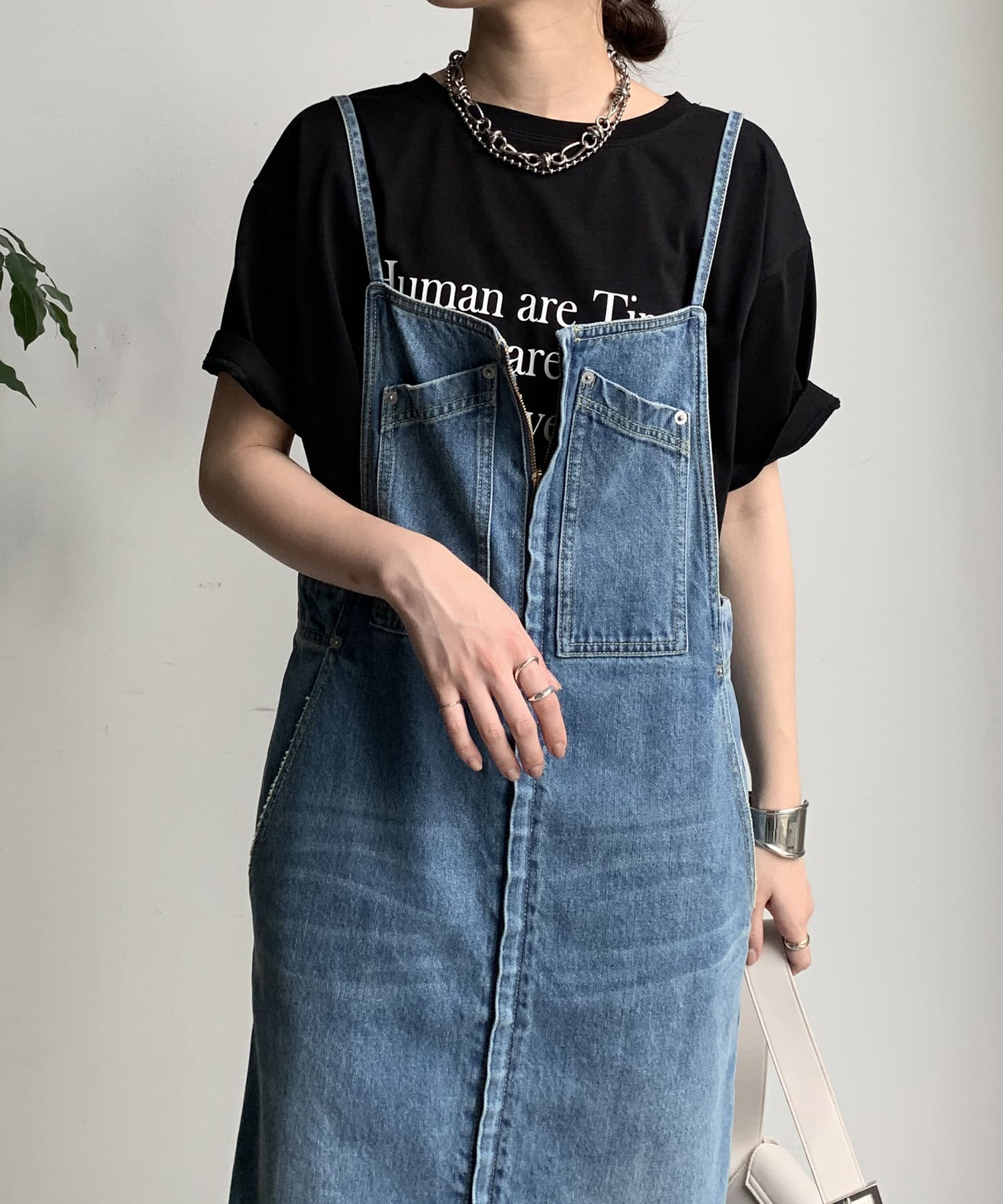 DOUDOU(ドゥドゥ) 【WEB限定】HUMAN ARE TINY 半袖TEE