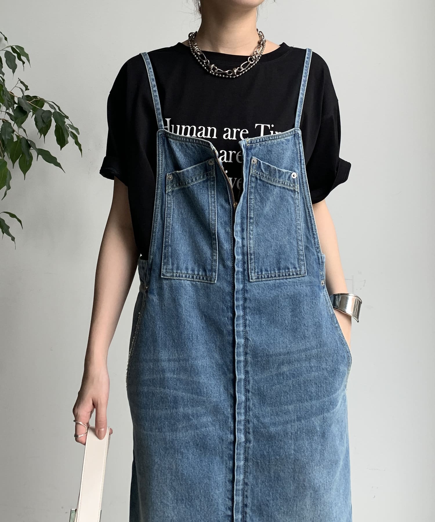 DOUDOU(ドゥドゥ) 【WEB限定】HUMAN ARE TINY 半袖TEE
