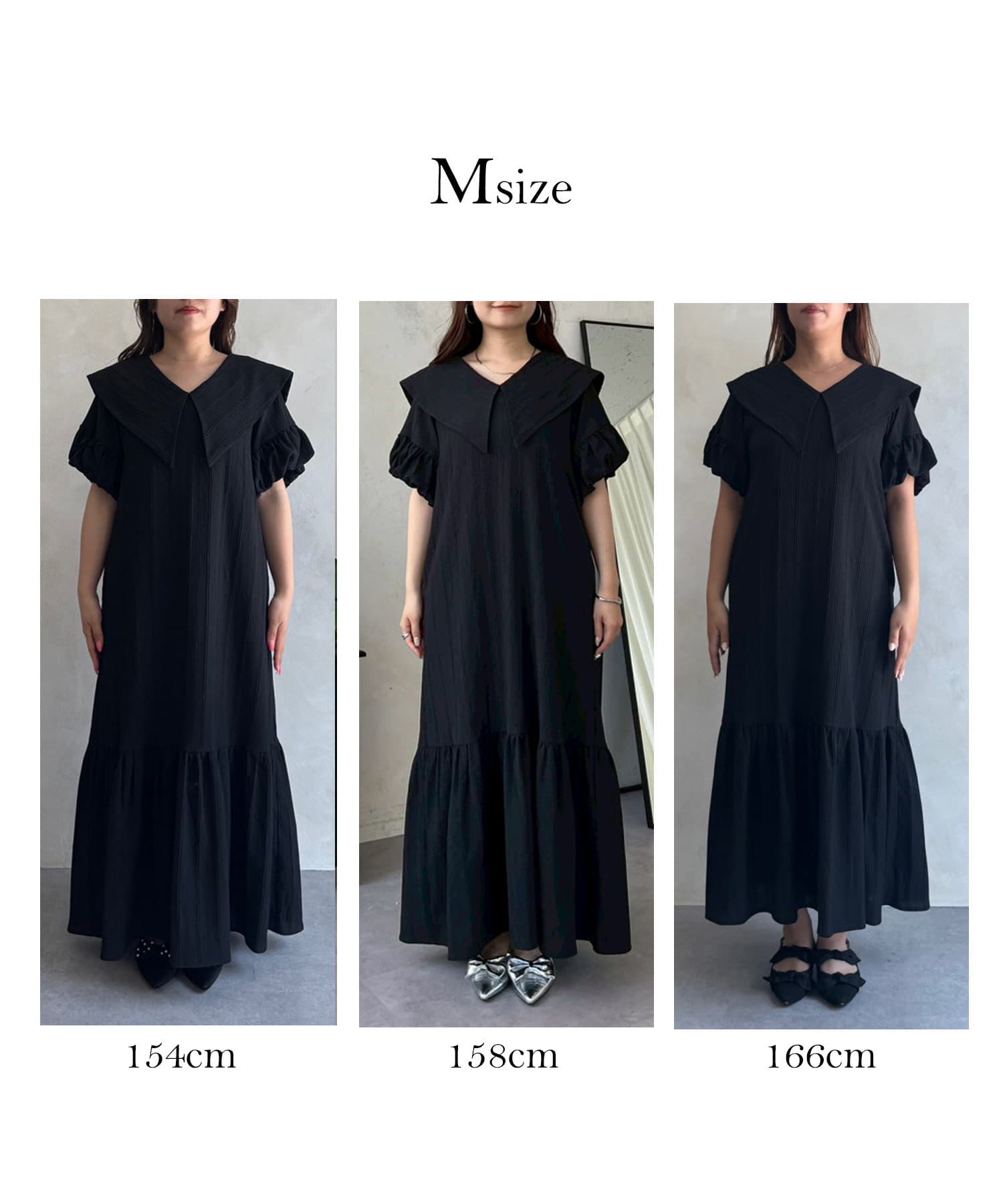 ピンパネールのパープル　セーラーカラー　ワンピース　ハンドメイド バックボタン セーラーカラーワンピース（ワンピース